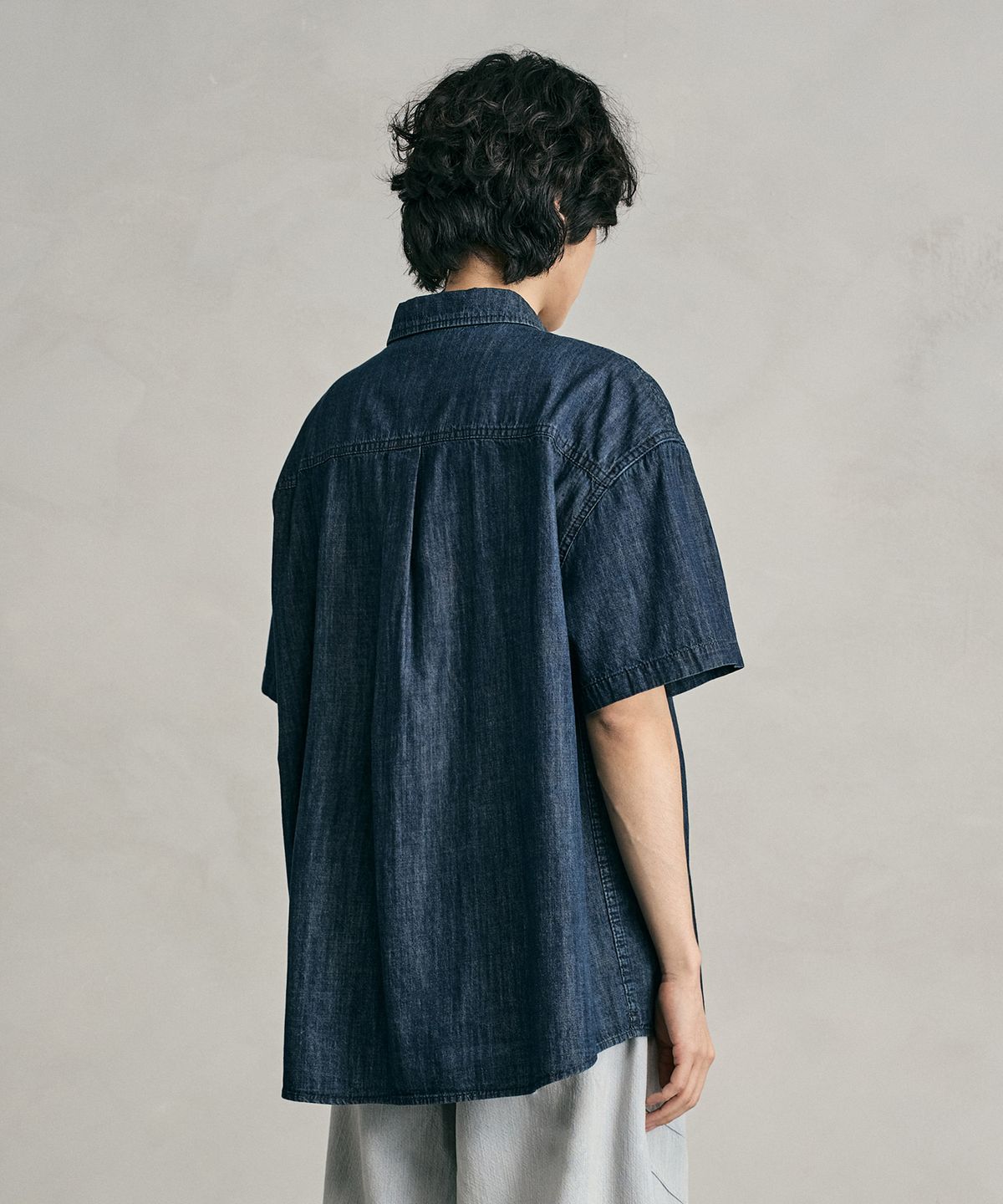 데케트(DECET) Denim Work Short Shirts DCSH010Indigo