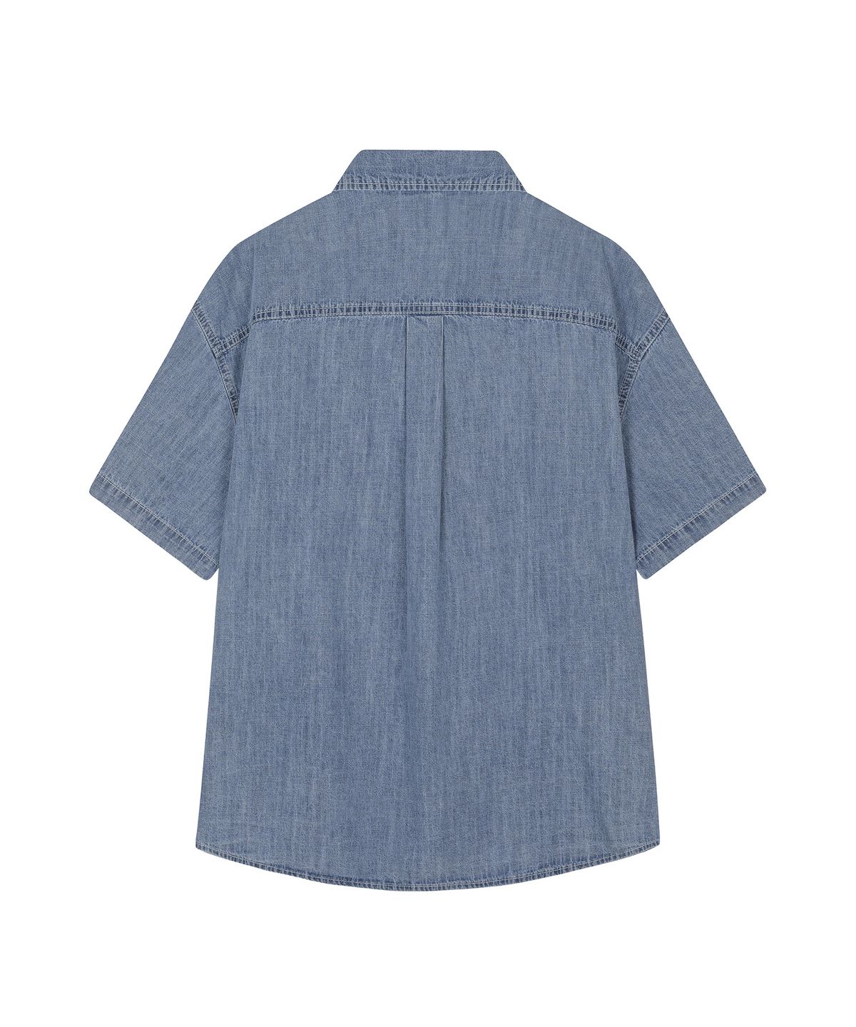 데케트(DECET) Denim Work Short Shirts DCSH010LightBlue