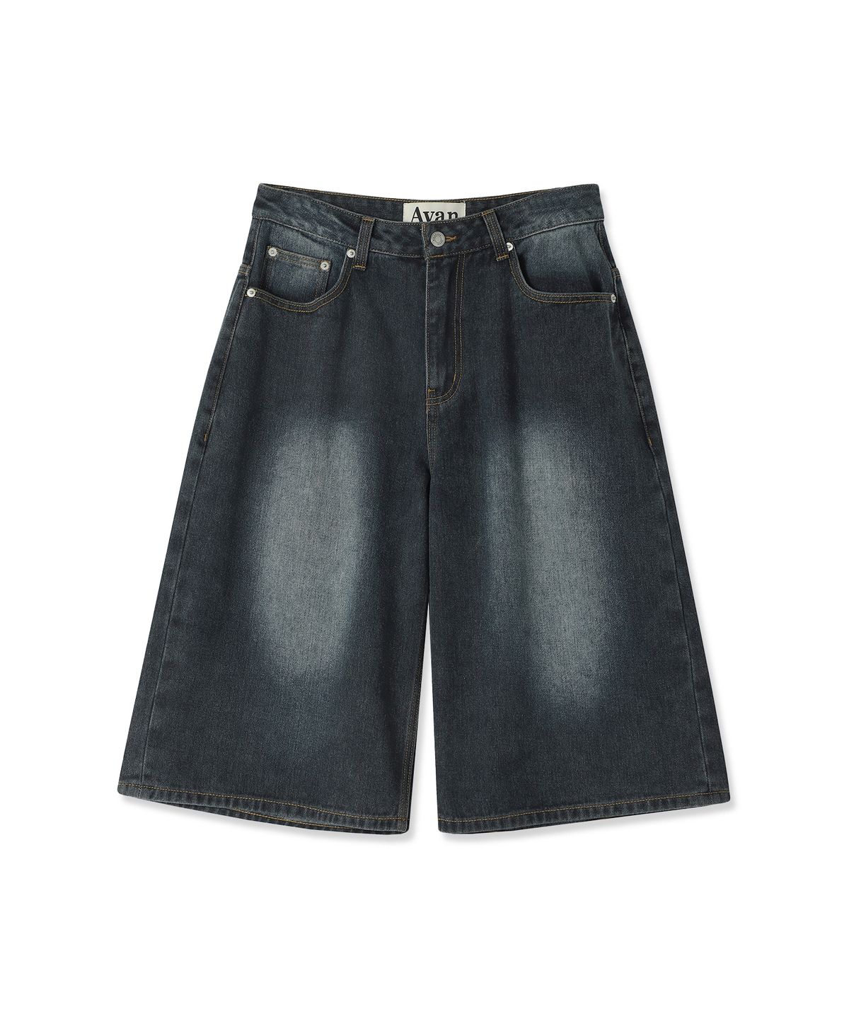 어반드레스(AVANDRESS) AMG Denim Shorts DEEP BLUE