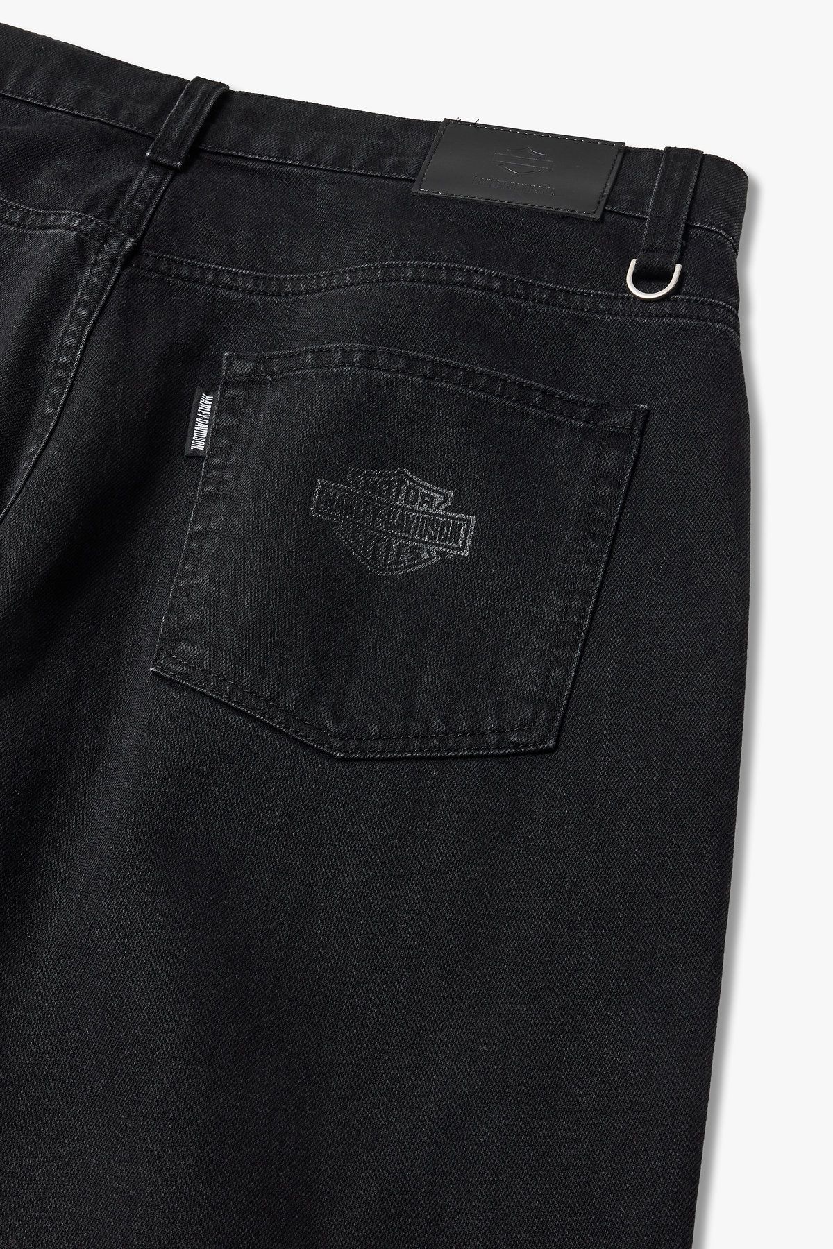 할리데이비슨 컬렉션스®(HARLEY-DAVIDSON COLLECTIONS®) [셋업] 버뮤다 데님 팬츠 블랙 HH15121205