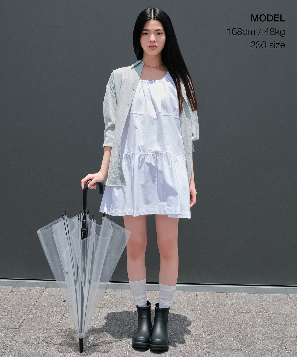 무신사 스탠다드 우먼(MUSINSA STANDARD WOMAN) 우먼즈 타이드 레인 부츠 [블랙]