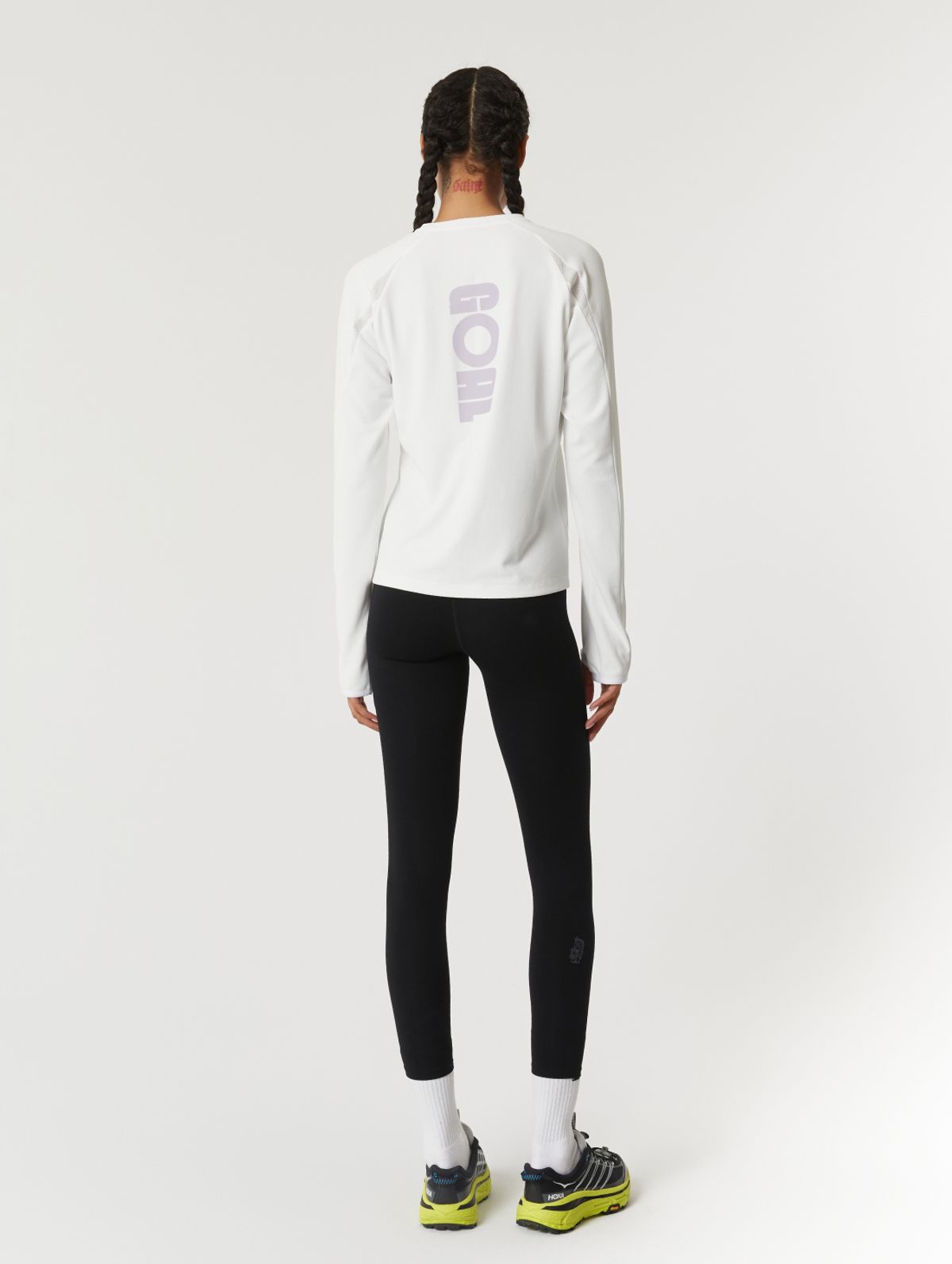 골스튜디오(GOALSTUDIO) WS LONG SLEEVE QUARTER ZIP-UP-WHITE