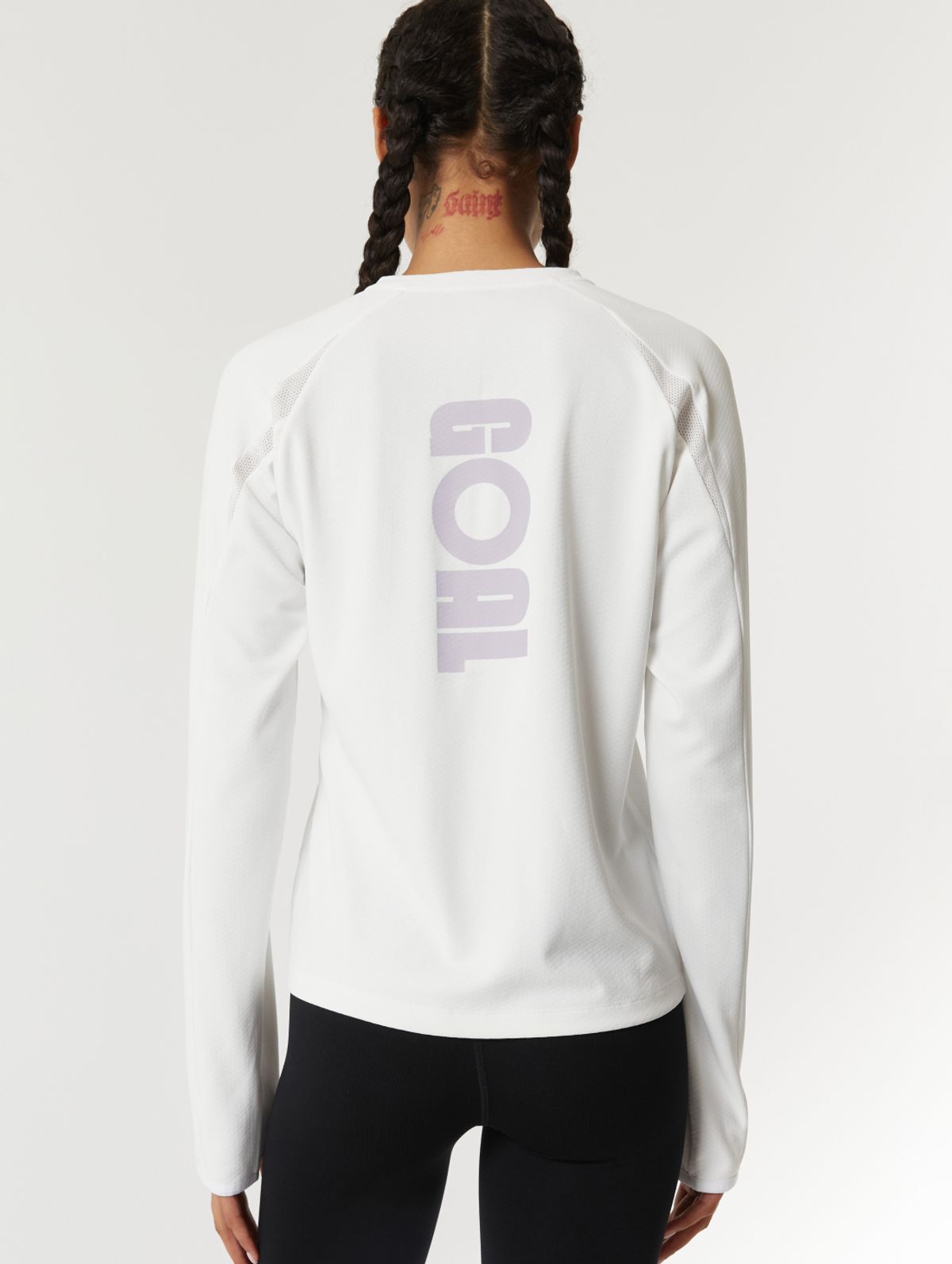 골스튜디오(GOALSTUDIO) WS LONG SLEEVE QUARTER ZIP-UP-WHITE