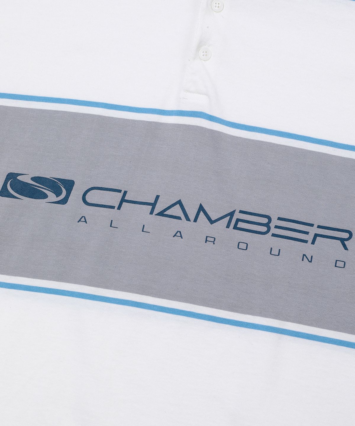 스포츠챔버(SPORT CHAMBER) SC 플래시 럭비 티셔츠(애쉬 블루)