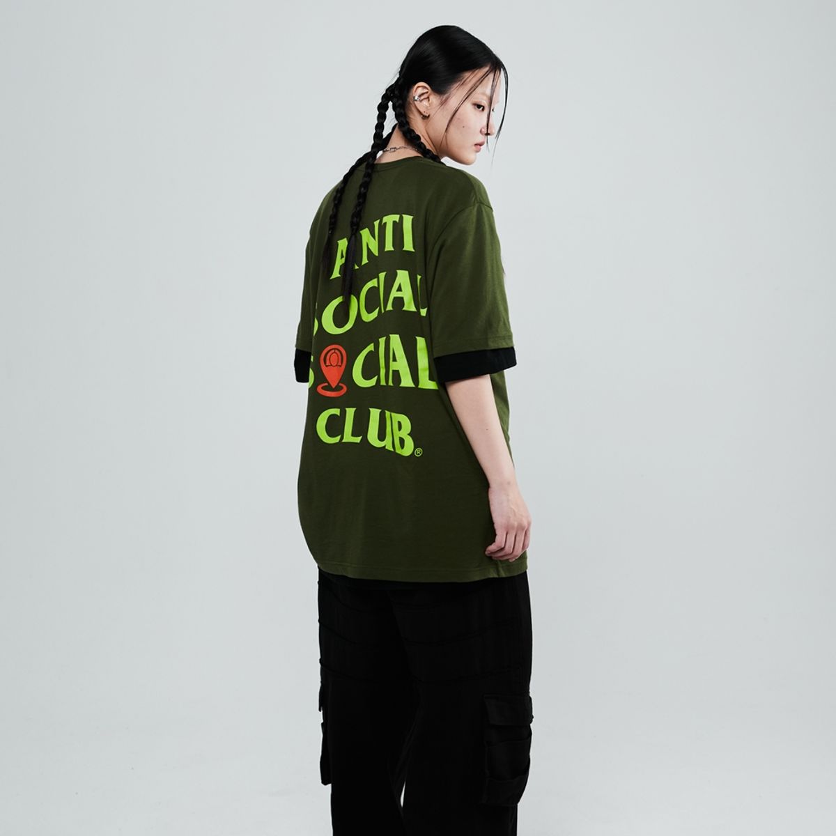 안티 소셜 소셜 클럽(ANTI SOCIAL SOCIAL CLUB) 안티소셜소셜클럽 DWYFT 반팔 티셔츠