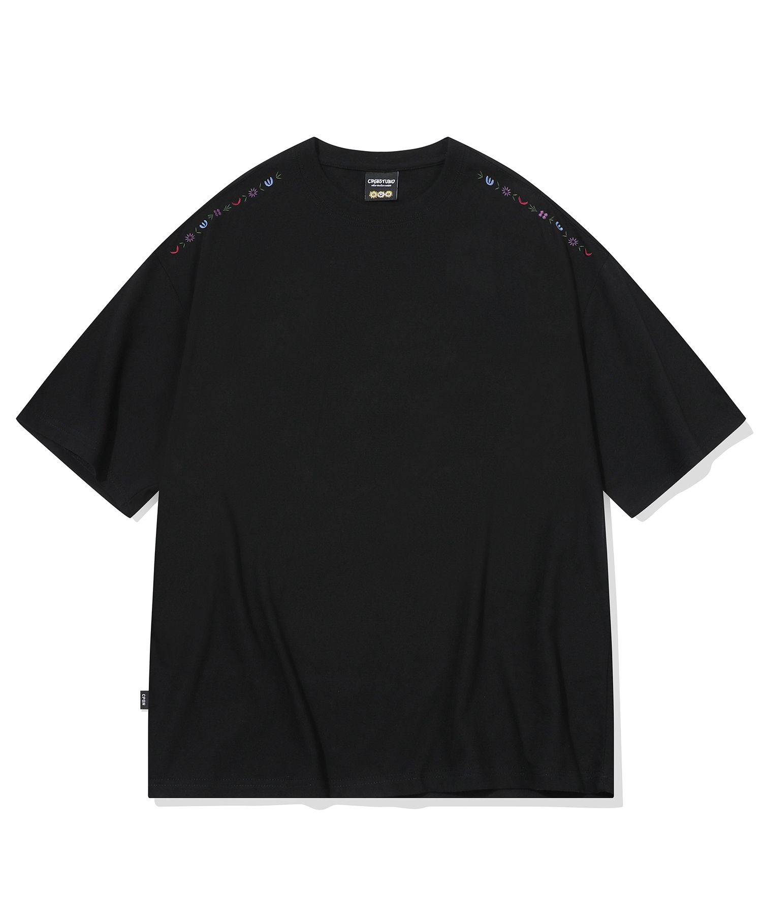 MUSINSA | CPGN STUDIO Flower Stitch Embroidery Short Sleeve