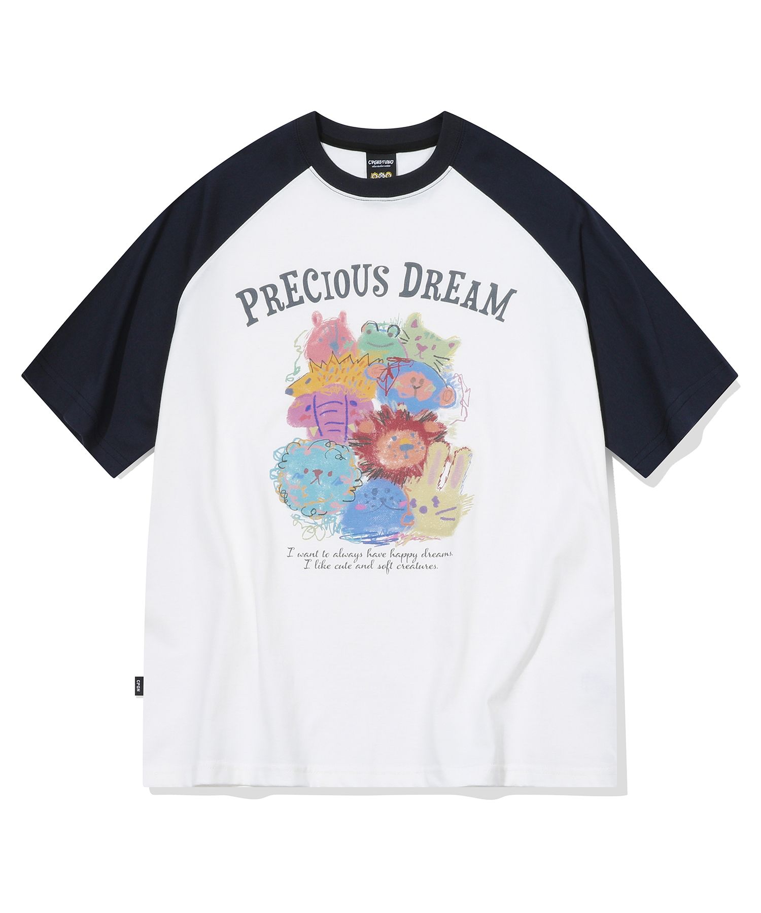 Tシャツ・カットソー CPGN STUDIO_COMPAGNO Precious Raglan Short Sleeve T-Shirt Br MUSINSA公式 | CPGN STUDIO Precious Raglan Short Sleeve T
