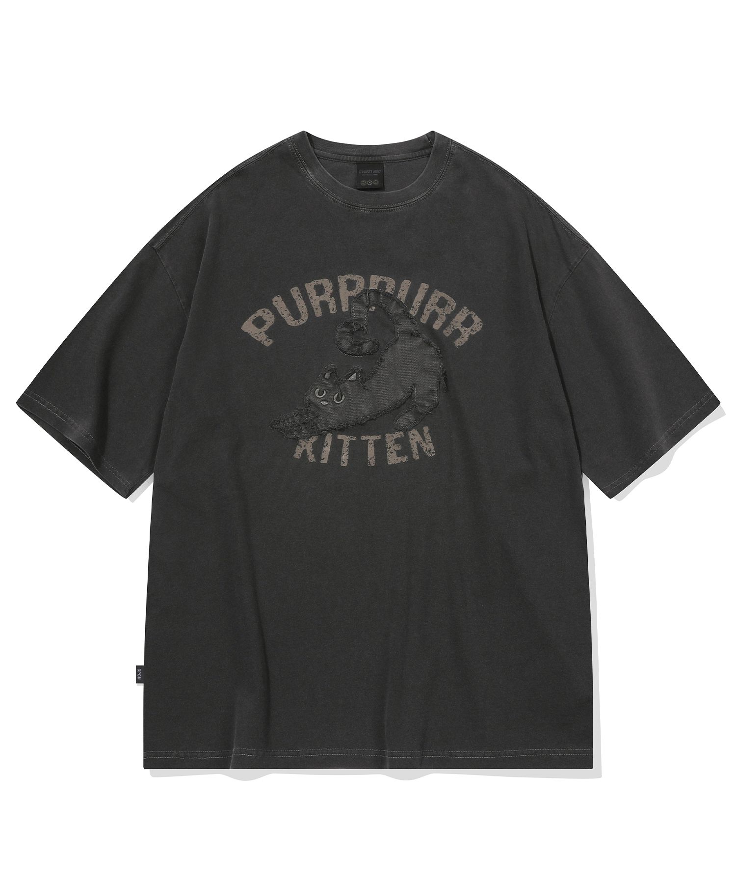 【CPGN STUDIO】25SS★ Kitten Patch Pigment Short Sleeve Tee MUSINSA | CPGN STUDIO Kitten Patch Pigment Short Sleeve T