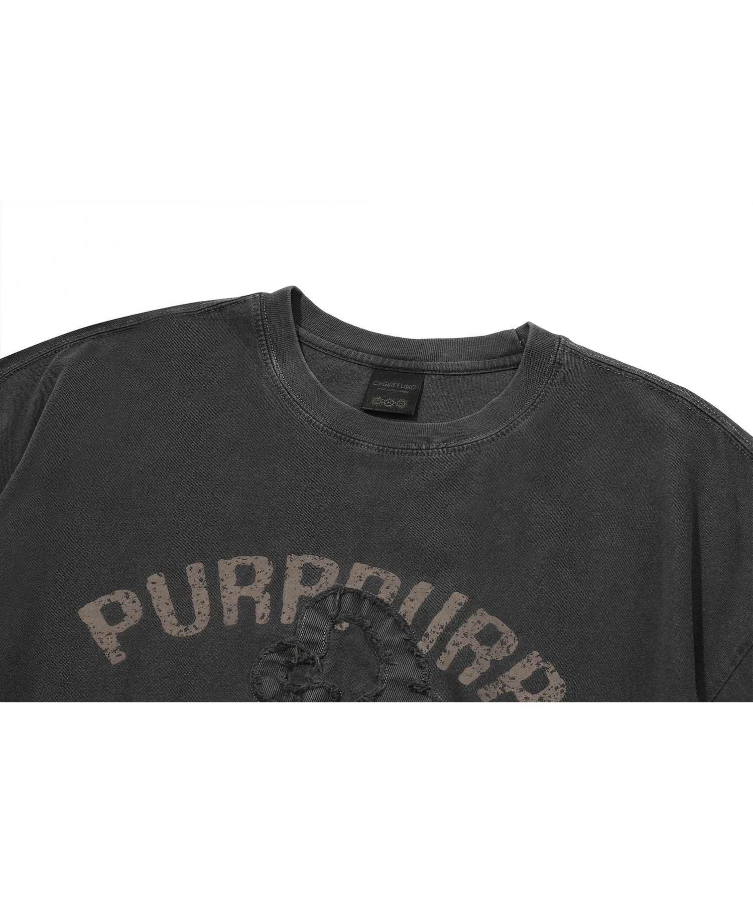 [CPGN STUDIO]★25SS★KITTEN PATCH PIGMENT SHORT SLEEVE TEE MUSINSA | CPGN STUDIO Kitten Patch Pigment Short Sleeve T
