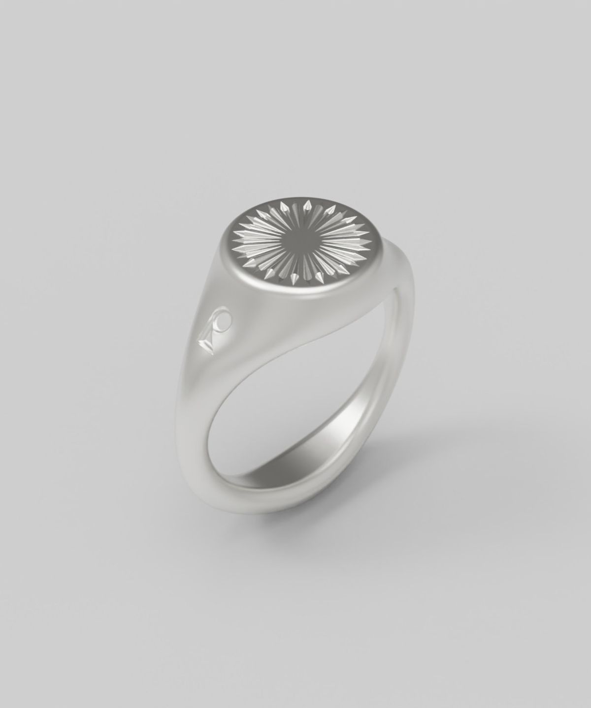 르네오브제(RENEOBJET) SIG  RADIAL DUAL RING  [925 STERLING SILVER]  시그넷링 반지