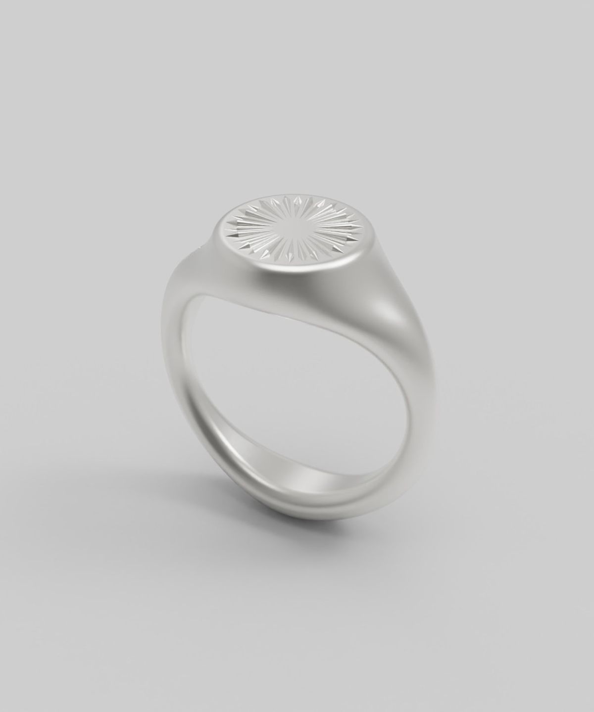 르네오브제(RENEOBJET) SIG  RADIAL DUAL RING  [925 STERLING SILVER]  시그넷링 반지