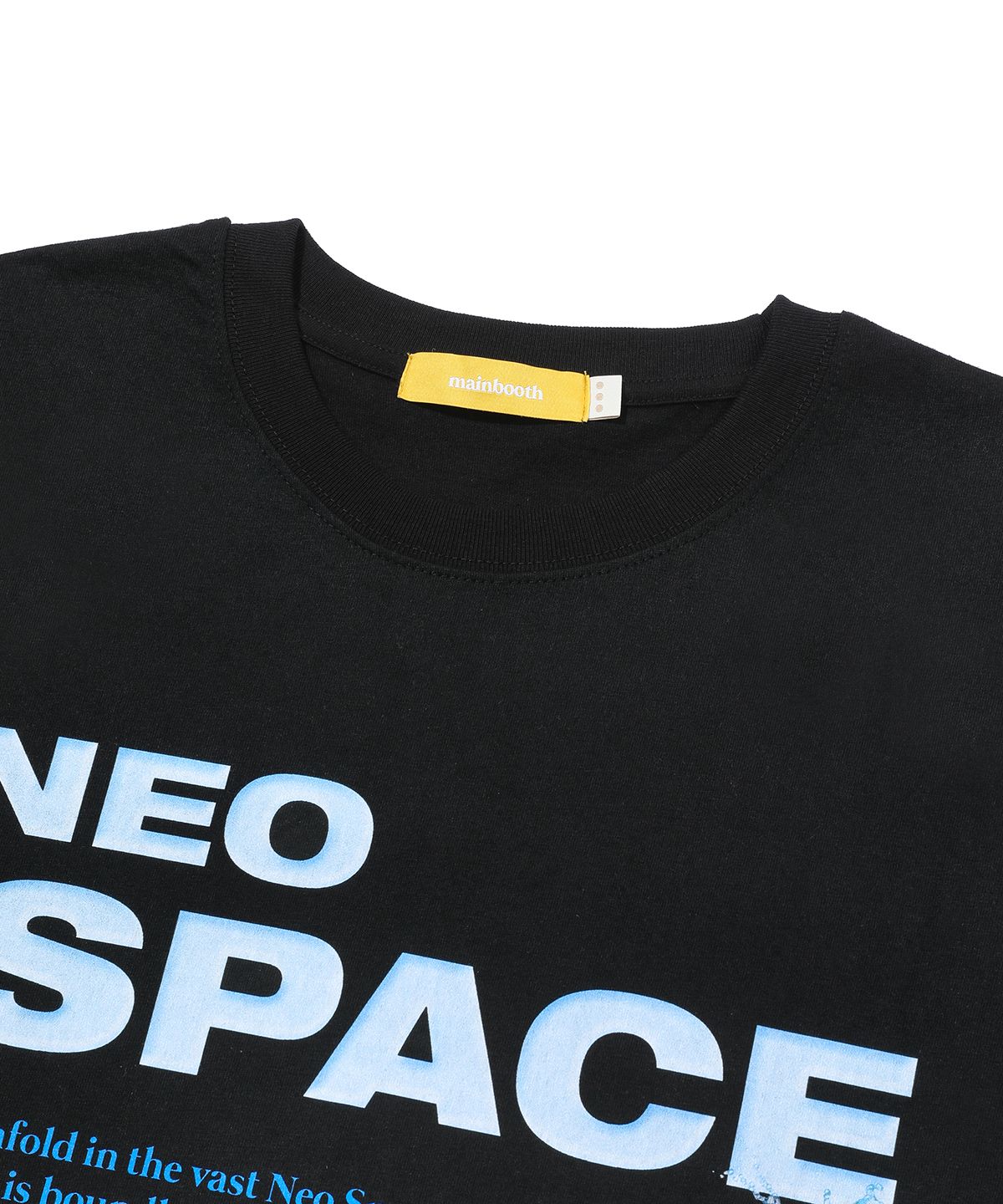 메인부스(MAINBOOTH) Neo Space T-shirt(BLACK)