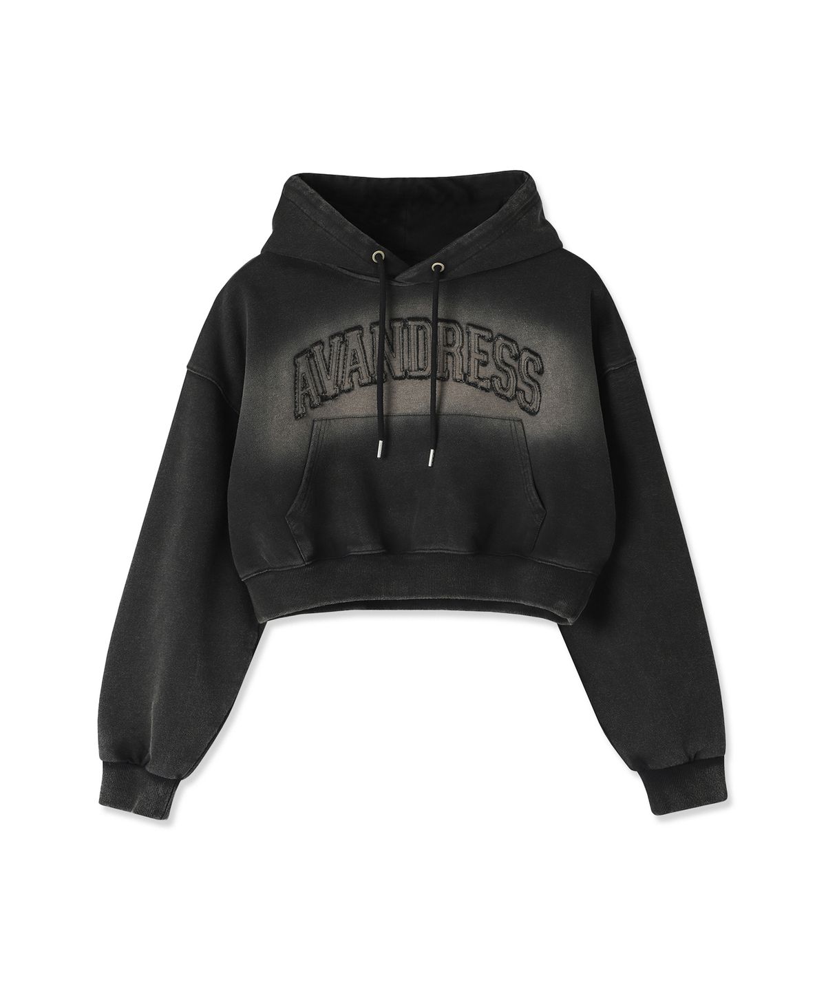 어반드레스(AVANDRESS) Salt Applique Crop Hoody - 2COL
