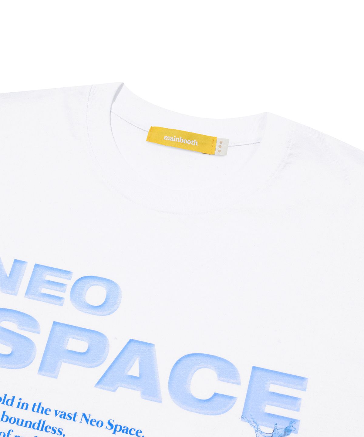 메인부스(MAINBOOTH) Neo Space T-shirt(WHITE)