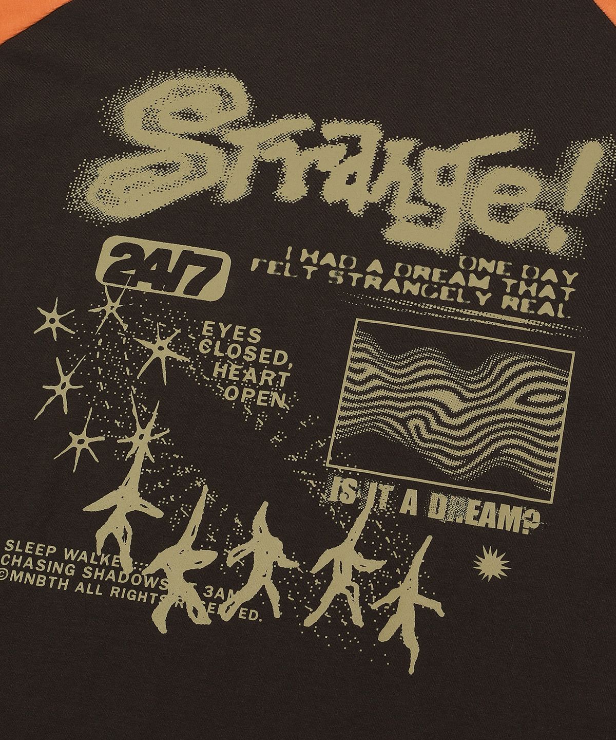 메인부스(MAINBOOTH) Strange Dream T-shirt(ORANGE)