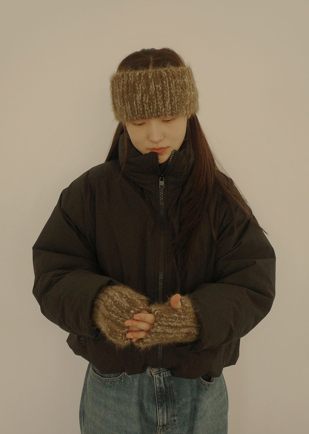 안도 바이 핸드(ANDO BY HAND) 스노위 헤어밴드