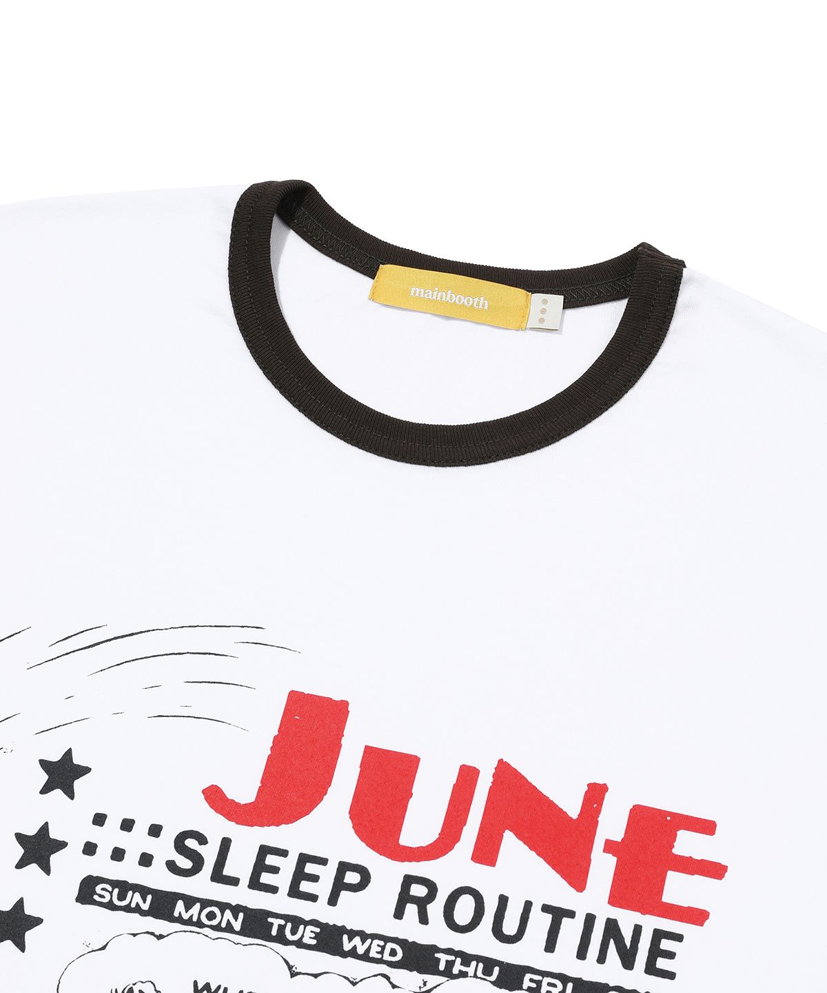 메인부스(MAINBOOTH) Sleep Routine T-shirt(WHITE)