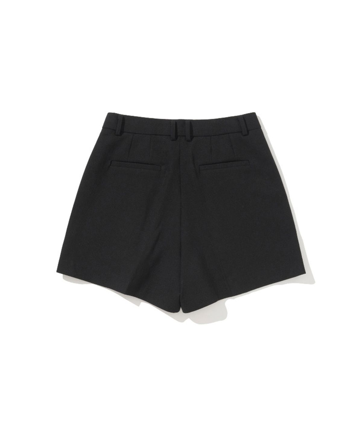 에르에르(ERER) Bootcut Dress Shorts Black