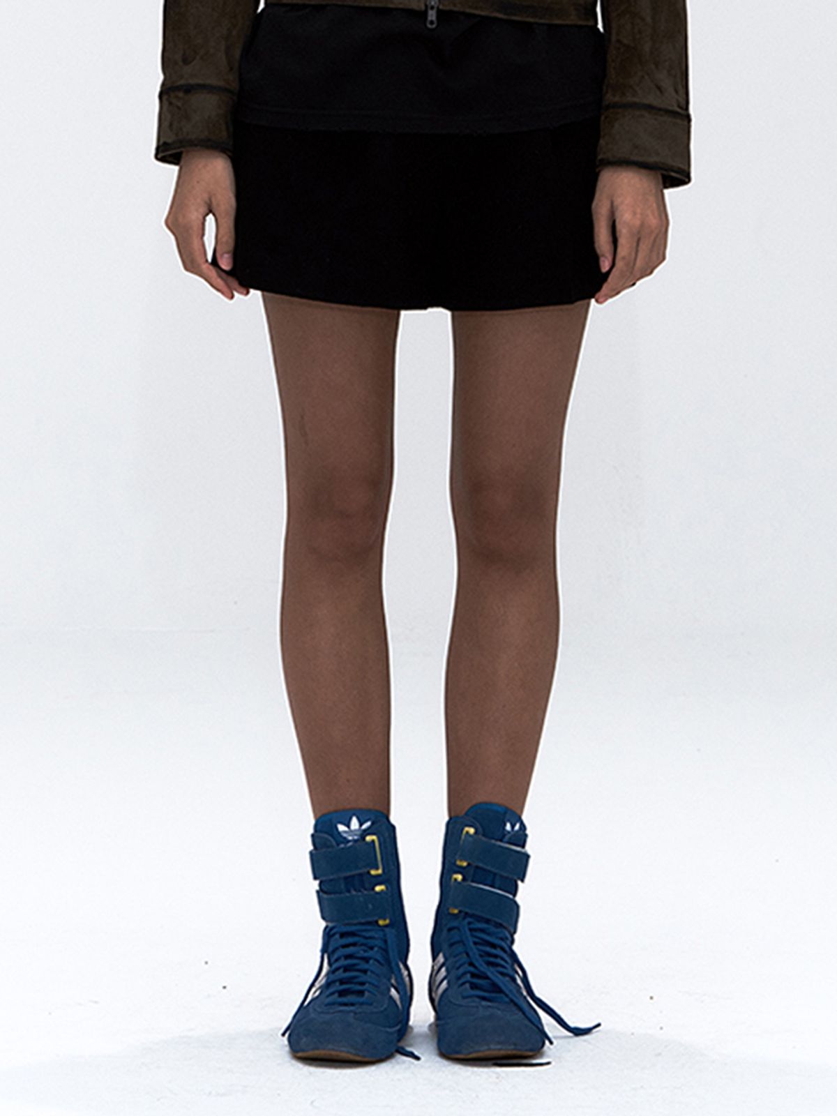 에르에르(ERER) Bootcut Dress Shorts Black
