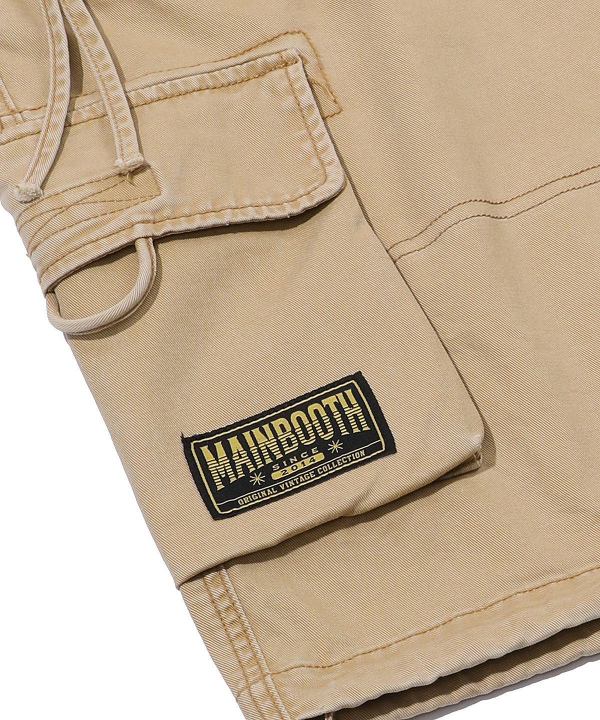 메인부스(MAINBOOTH) Vintage Patch Cargo Shorts(BEIGE)