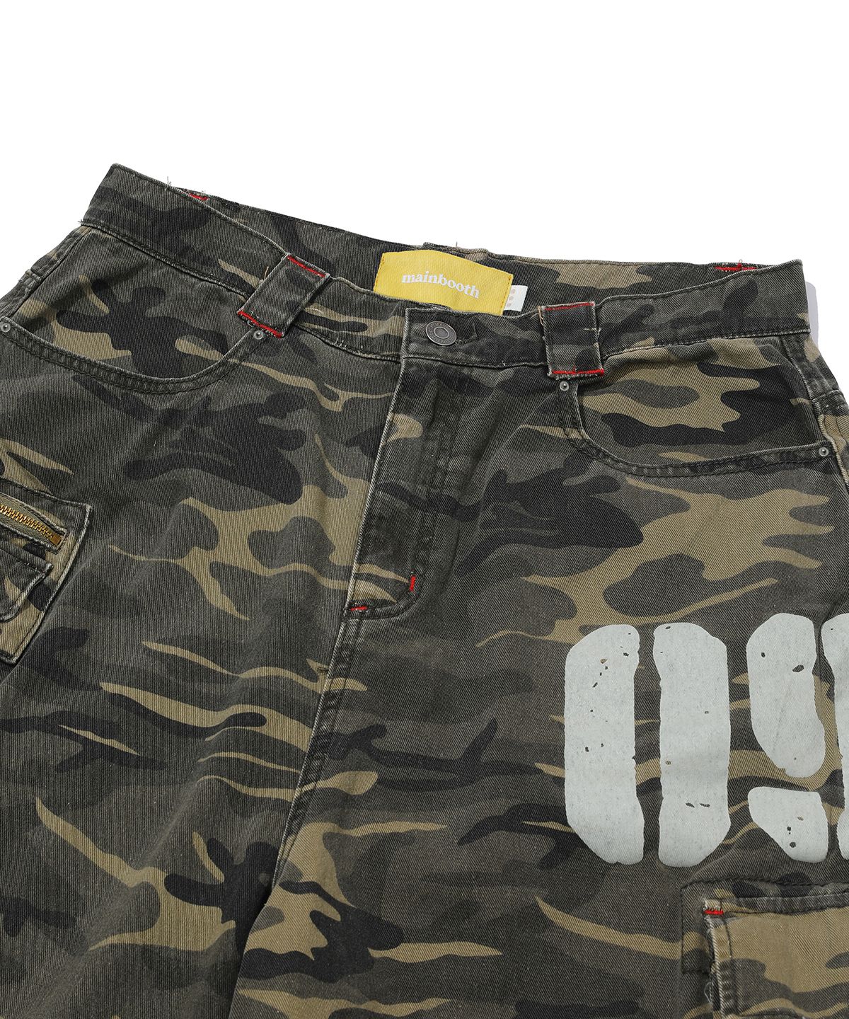 메인부스(MAINBOOTH) Vintage Patch Cargo Shorts(CAMO)