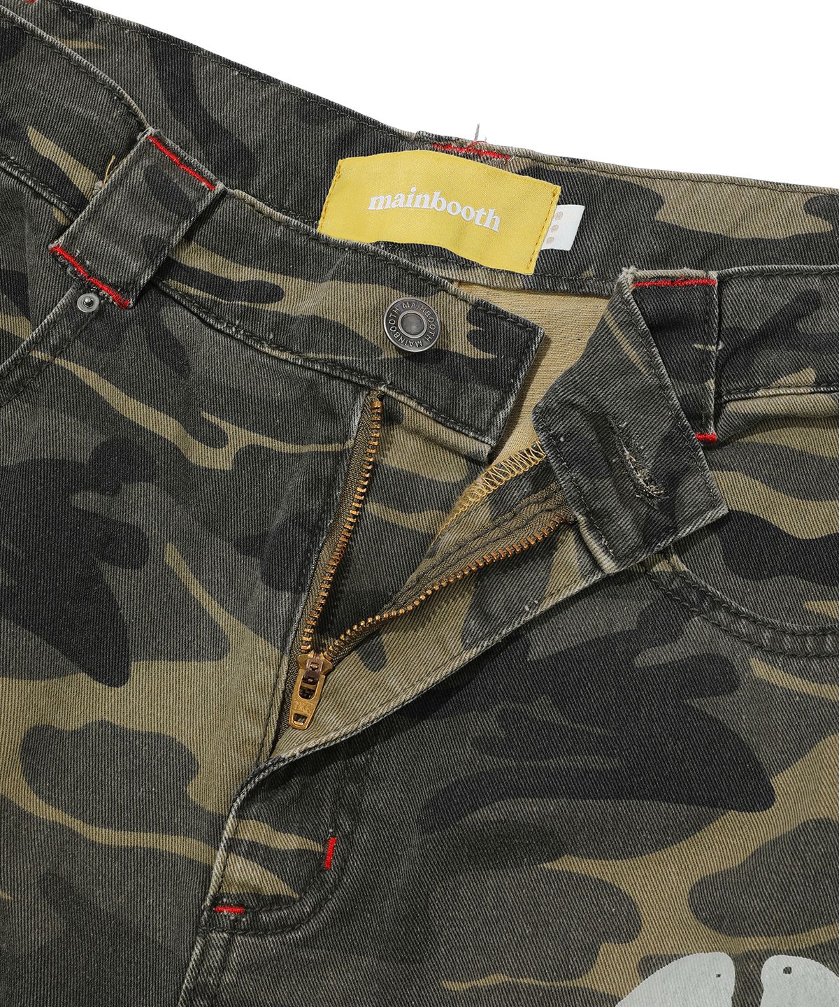 메인부스(MAINBOOTH) Vintage Patch Cargo Shorts(CAMO)