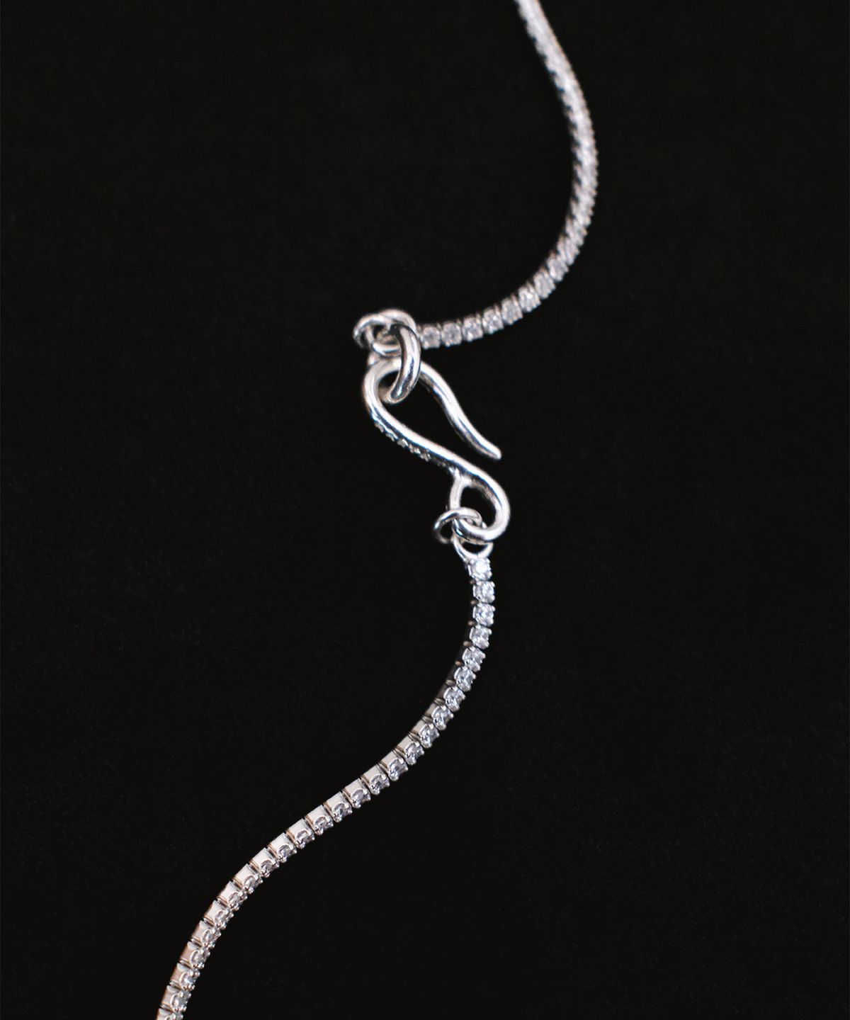 마르타(MARTA) 925 silver. Tennis necklace