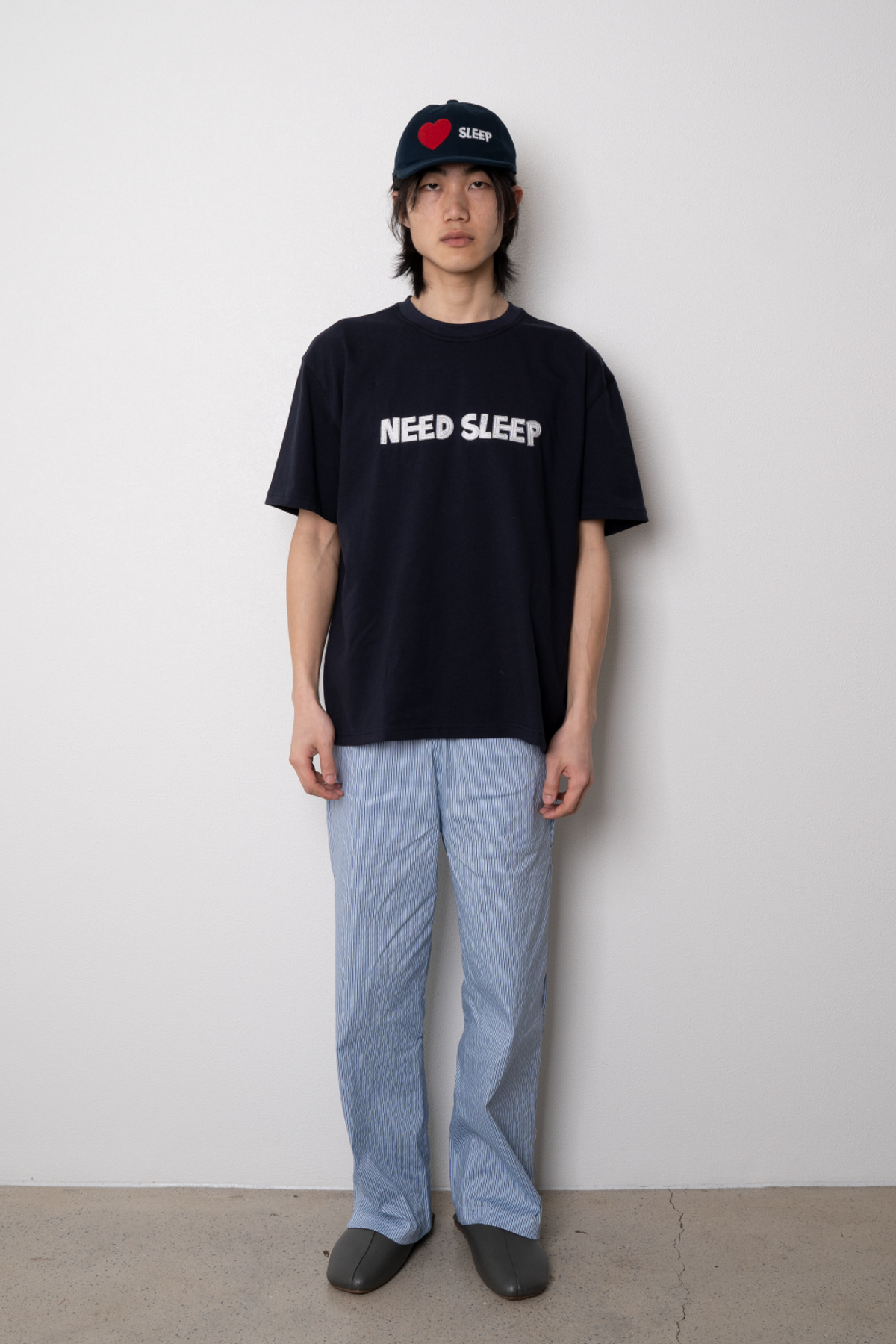 니드슬립(NEED SLEEP) i love sleep cap [navy]
