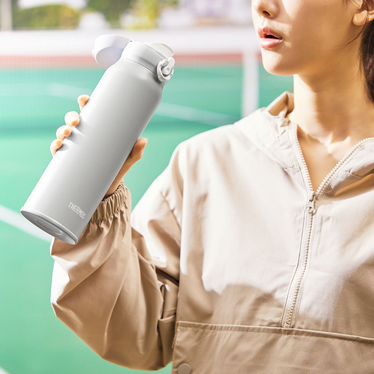 써모스(THERMOS) 보온보냉 뉴 데일리 원터치 텀블러 JNL-755K (750ml)