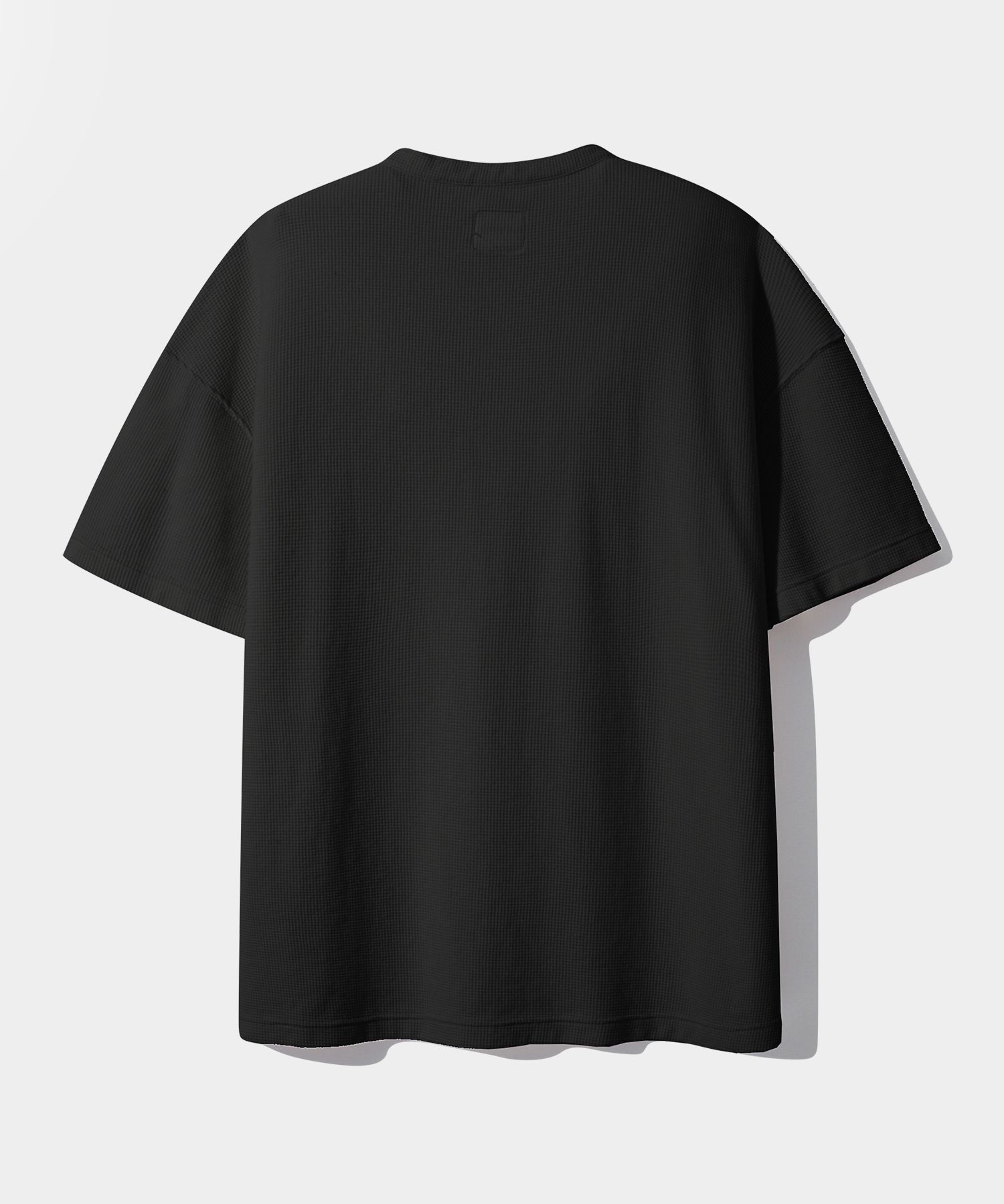 Tシャツ・カットソー DIMITRI BLACK ASI Essential Waffle Henley Neck Short Sleeve MUSINSA | DIMITRI BLACK ASI Essential Waffle Henley Neck