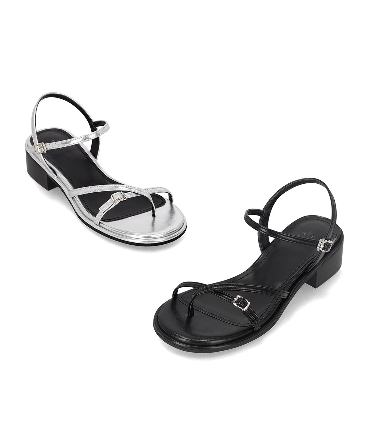 엘칸토(ELCANTO) 인텐스 여성 버클 플리플랍 샌들 3.5cm LCWW60I526