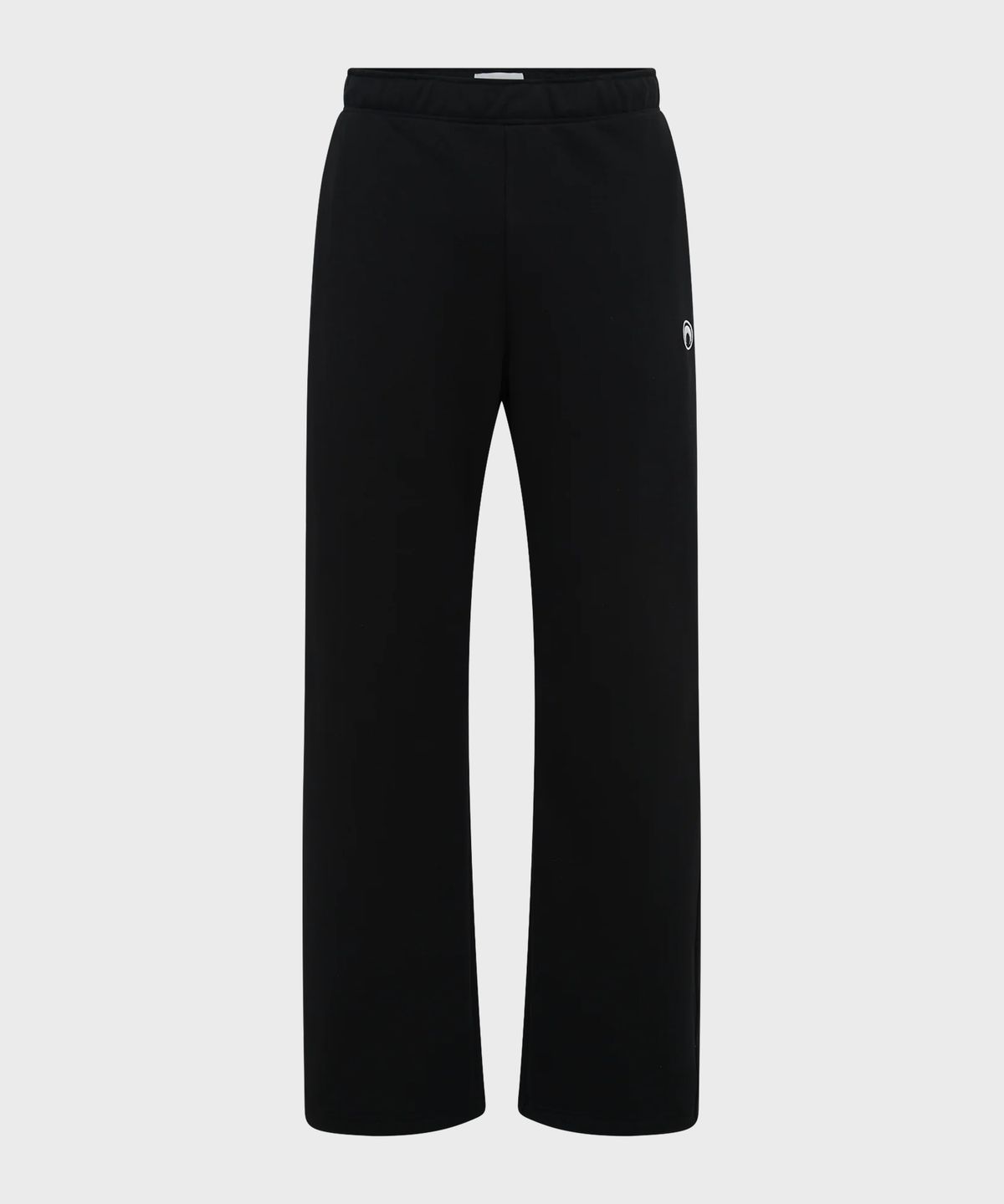마린 세르(MARINE SERRE) (U) 문 로고 플리스 스웨트팬츠 블랙 MOON LOGO FLEECE SWEATPANTS BK99 BLACK