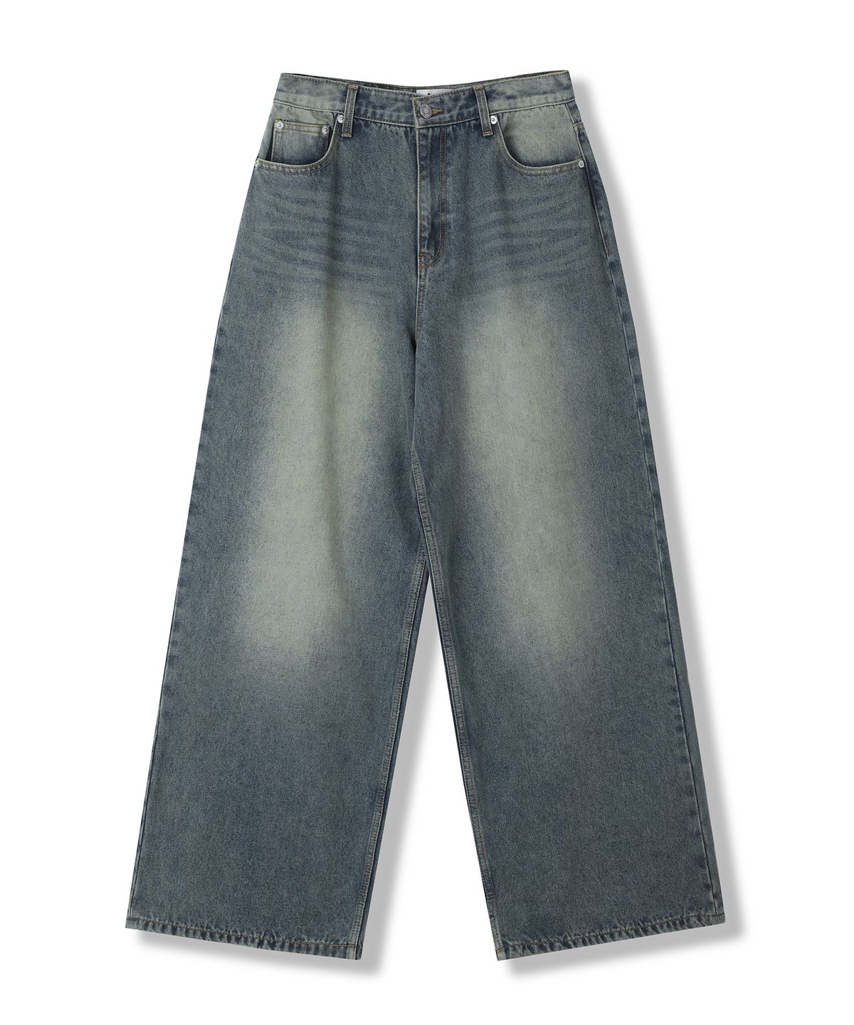 어반드레스(AVANDRESS) Basic Brush Daily Wide Pants DEEP BLUE