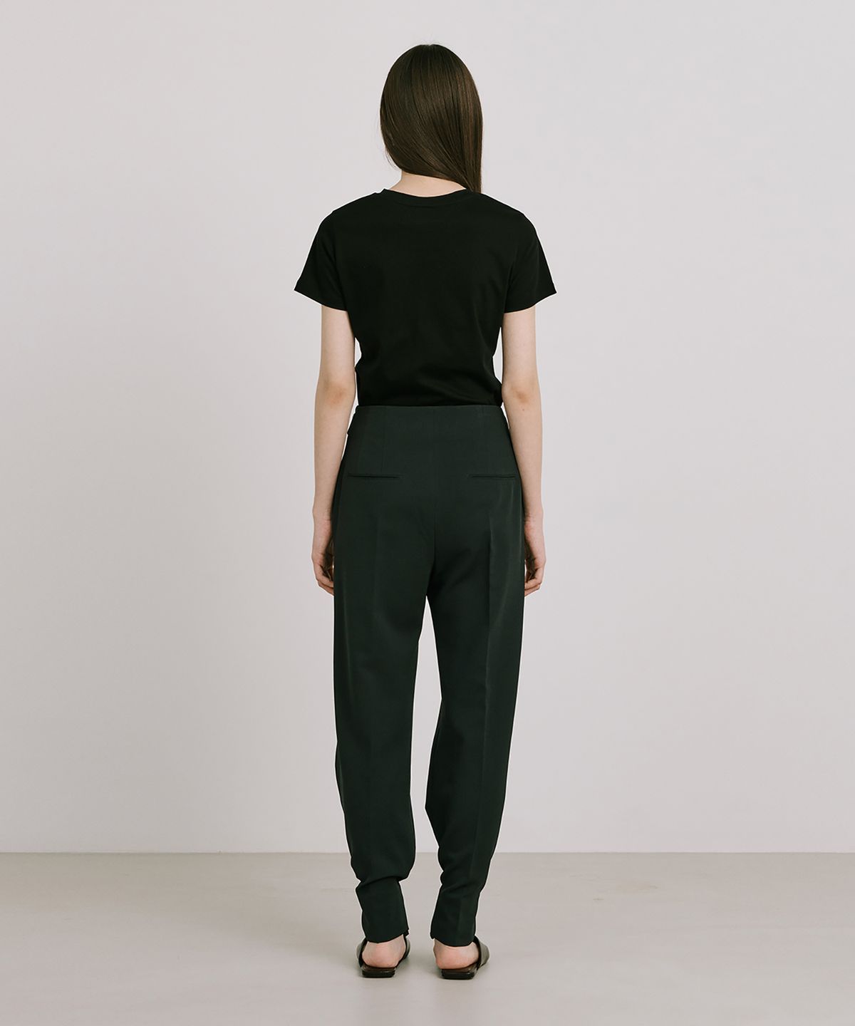 분더캄머(WNDERKAMMER) Bijou Embellishment Tunnel Pants_Dark Navy (비쥬 장식 터널팬츠_다크네이비)