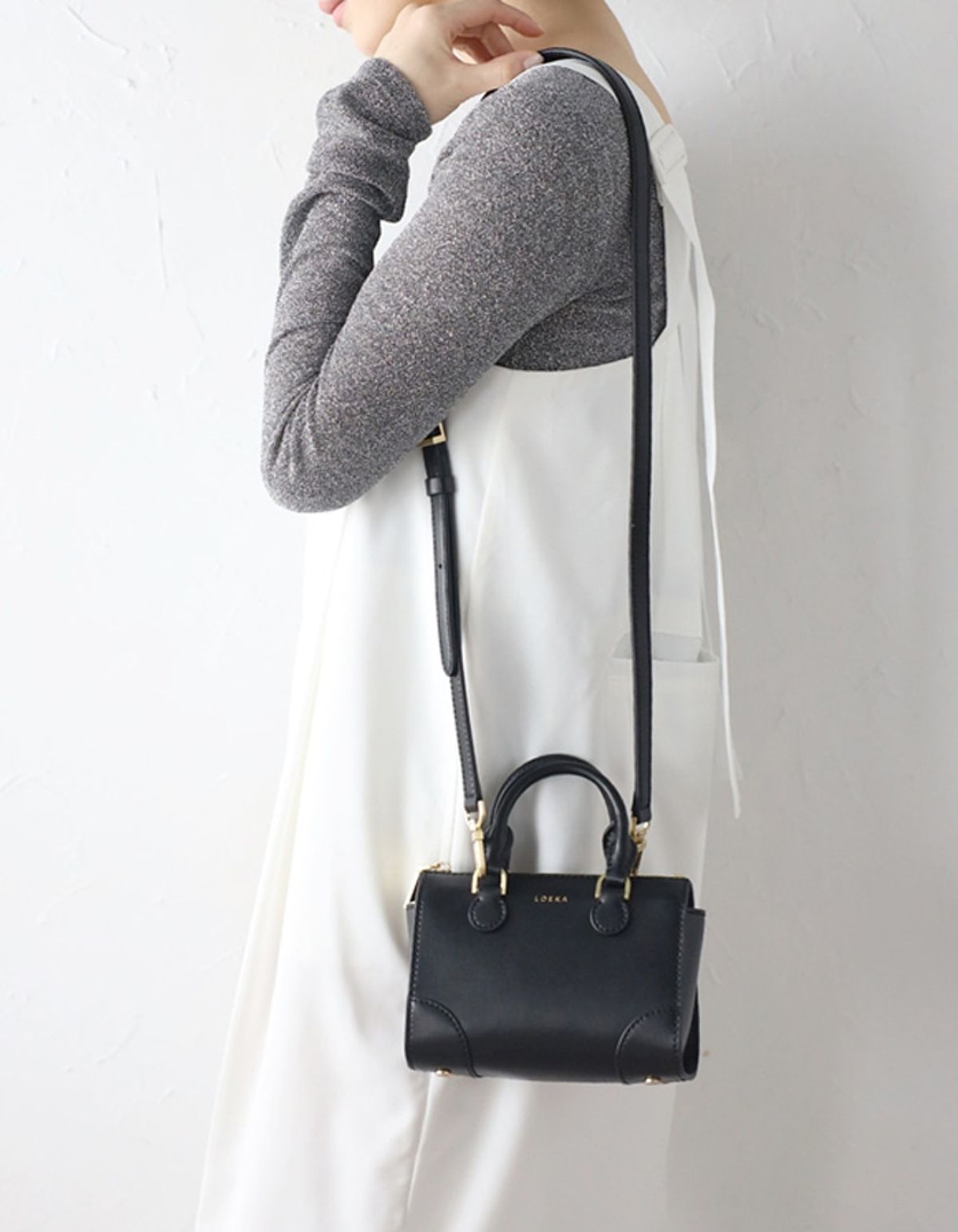 로에카(LOEKA) MINI BOSTON BAG_BLACK