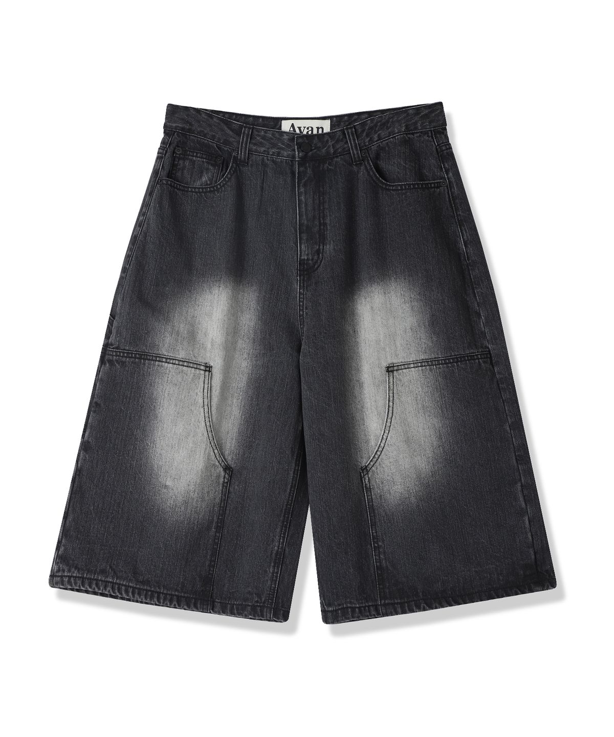 어반드레스(AVANDRESS) Carpenter Denim Shorts LIGHT BLUE