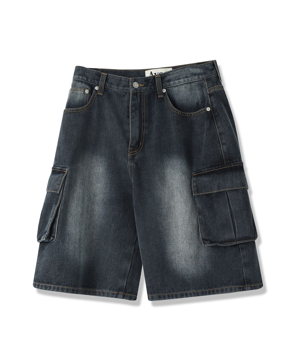 어반드레스(AVANDRESS) Wide Cargo Half Denim Pants - 3COL