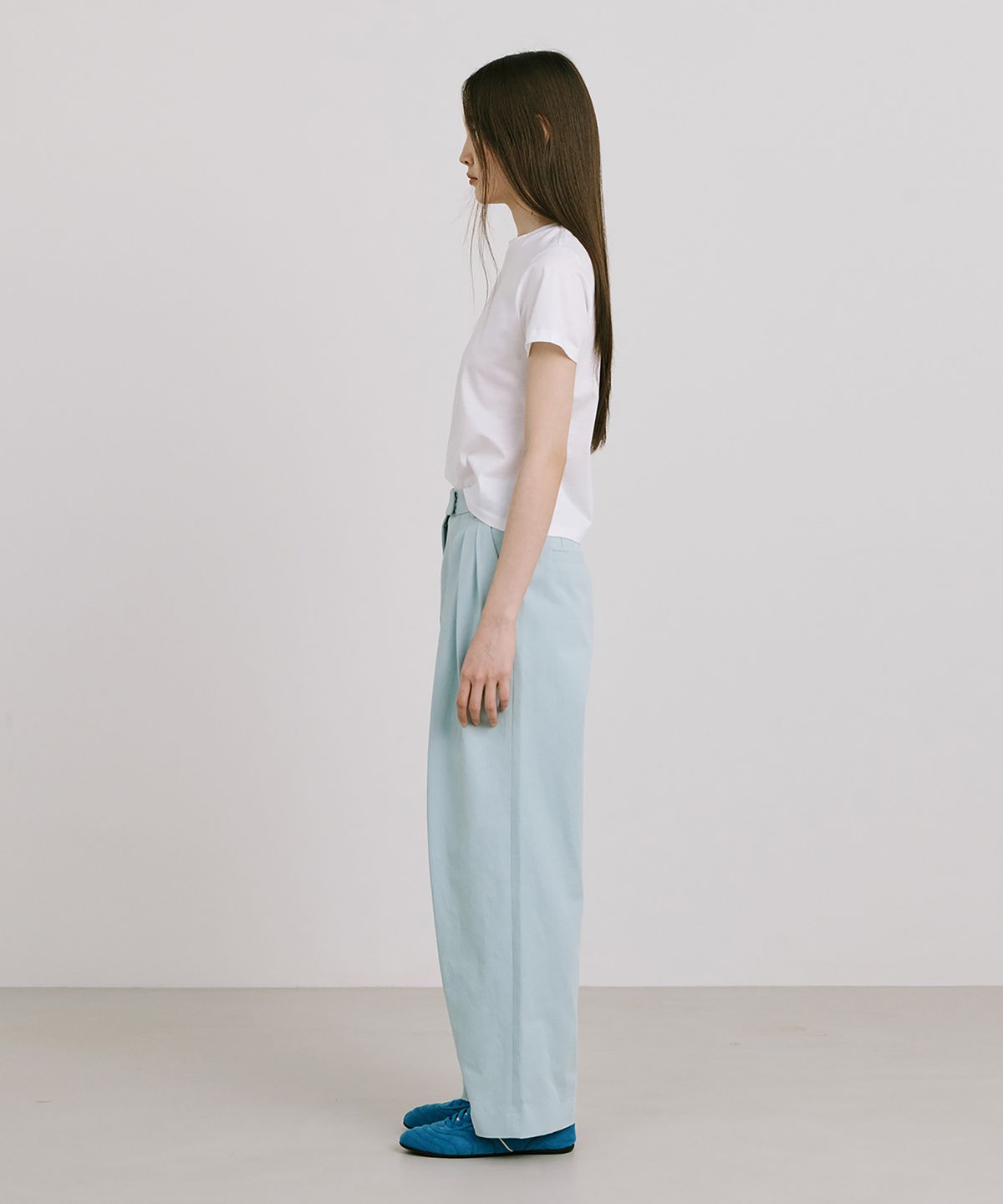 분더캄머(WNDERKAMMER) 25 Cotton Wide Pants_Mint(25코튼와이드팬츠_민트)