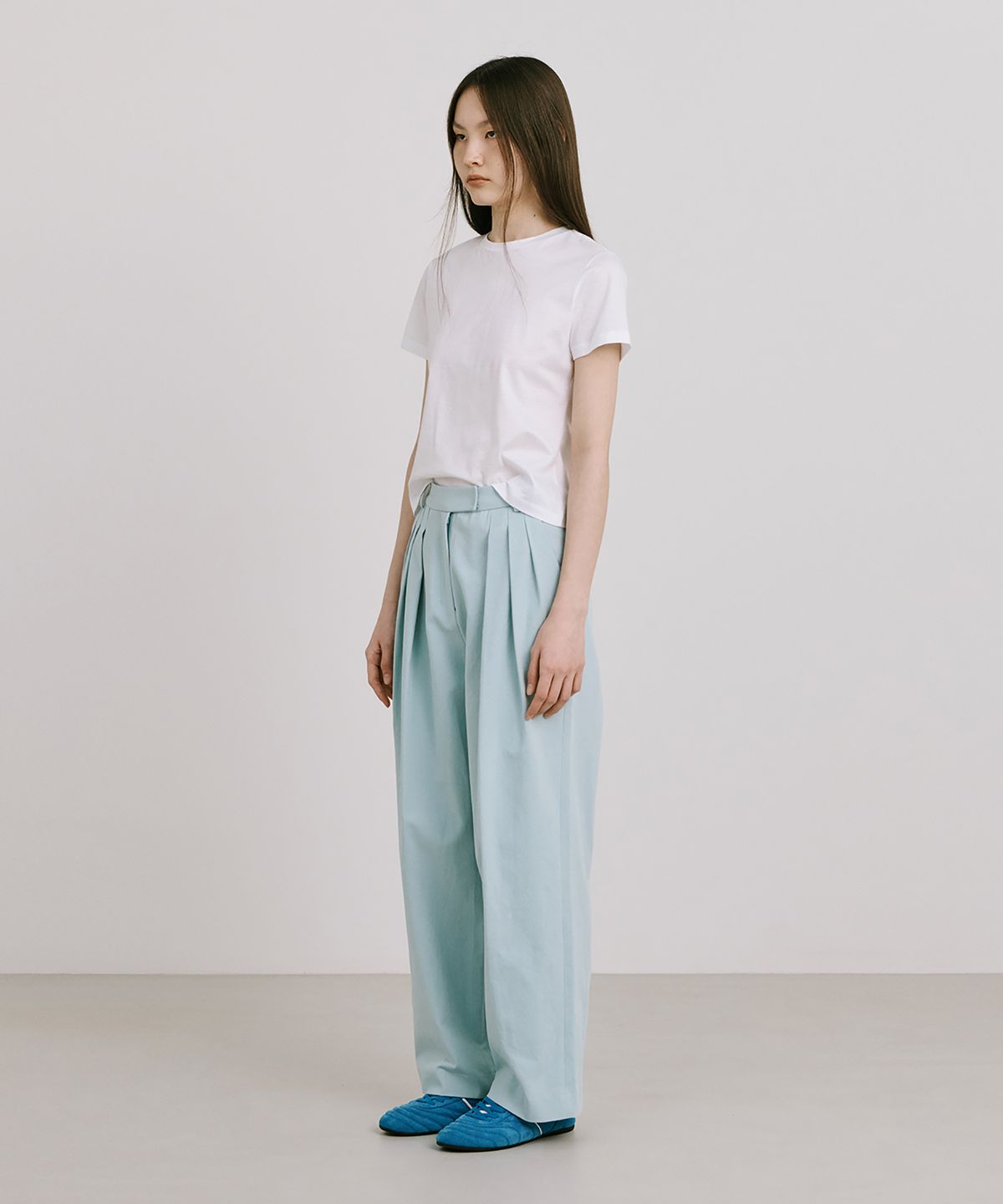 분더캄머(WNDERKAMMER) 25 Cotton Wide Pants_Mint(25코튼와이드팬츠_민트)