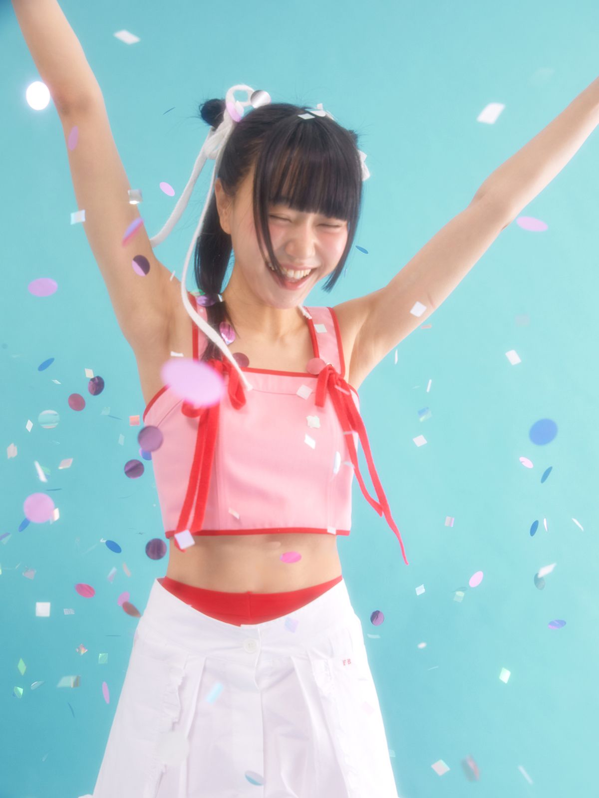 네프네프(NEFNEF) ribbon bustier_pink