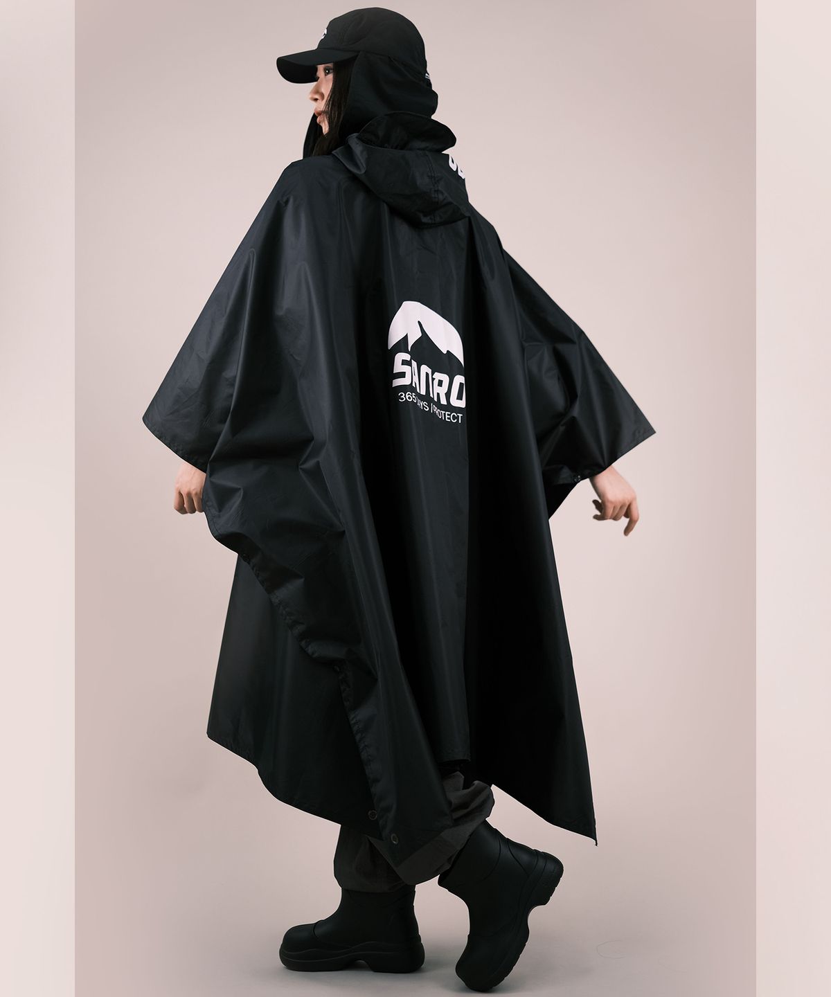 산로(SANRO) [UNISEX] 판초 우의 레인코트