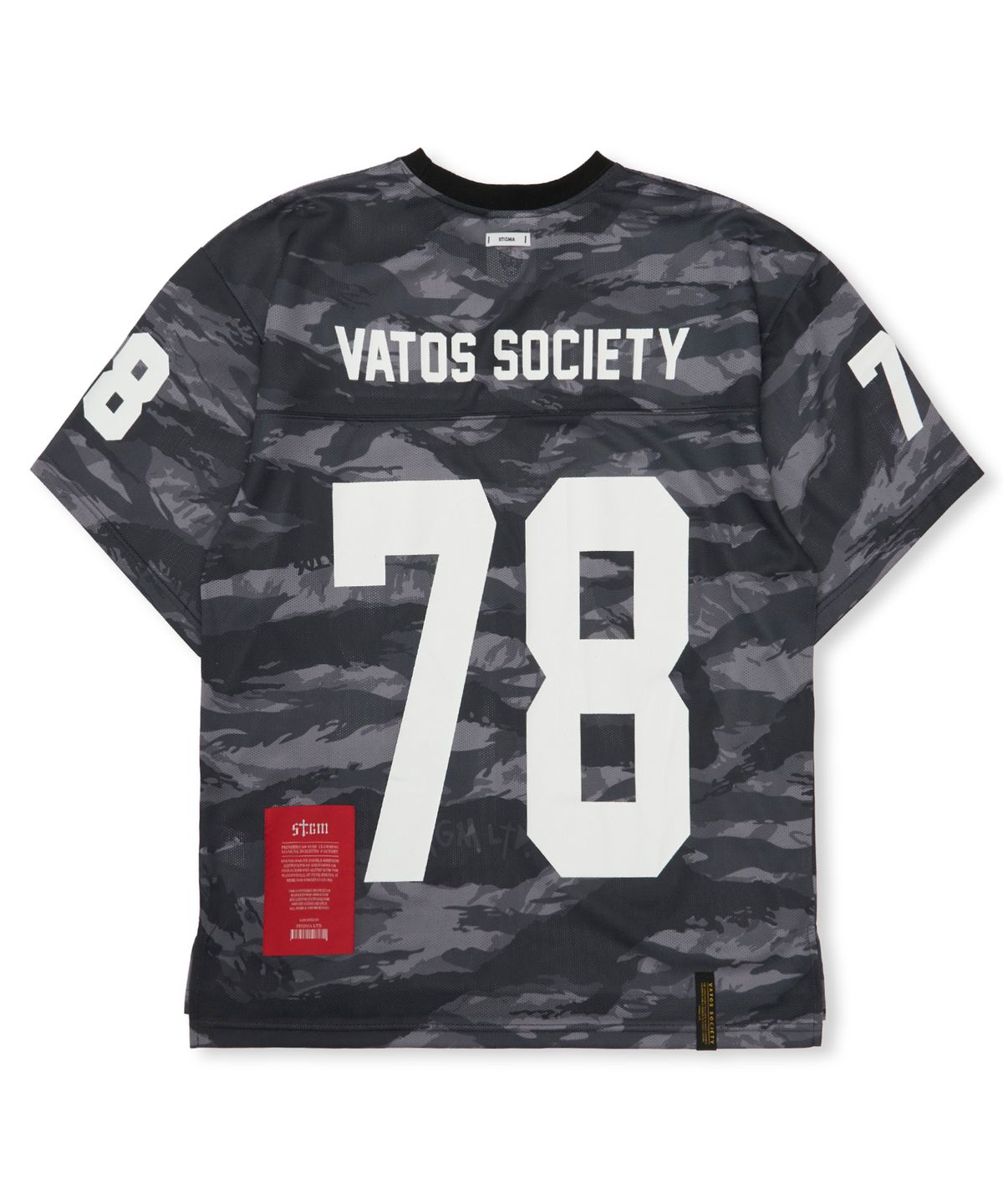 스티그마(STIGMA) Mesh Oversized T-shirts Tiger Camouflage