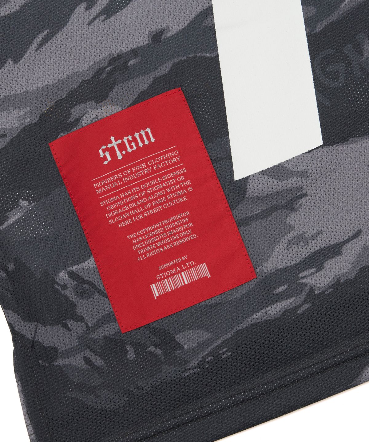 스티그마(STIGMA) Mesh Oversized T-shirts Tiger Camouflage