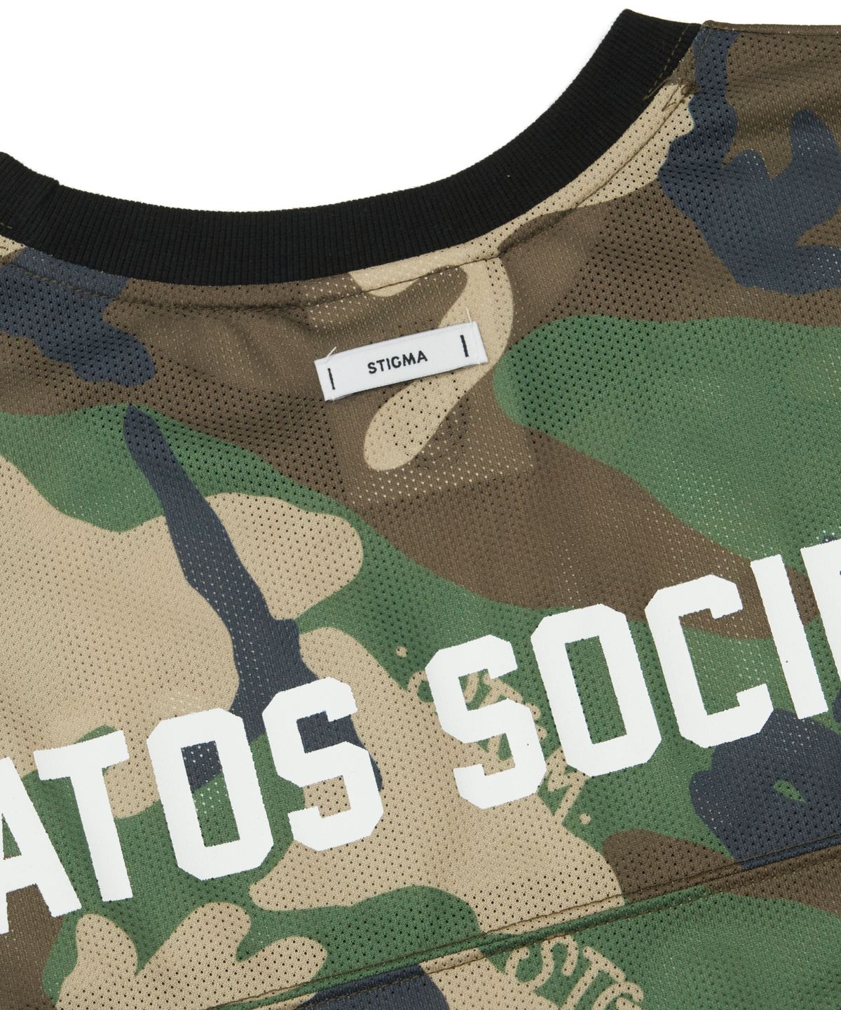 스티그마(STIGMA) Mesh Oversized T-shirts Camouflage