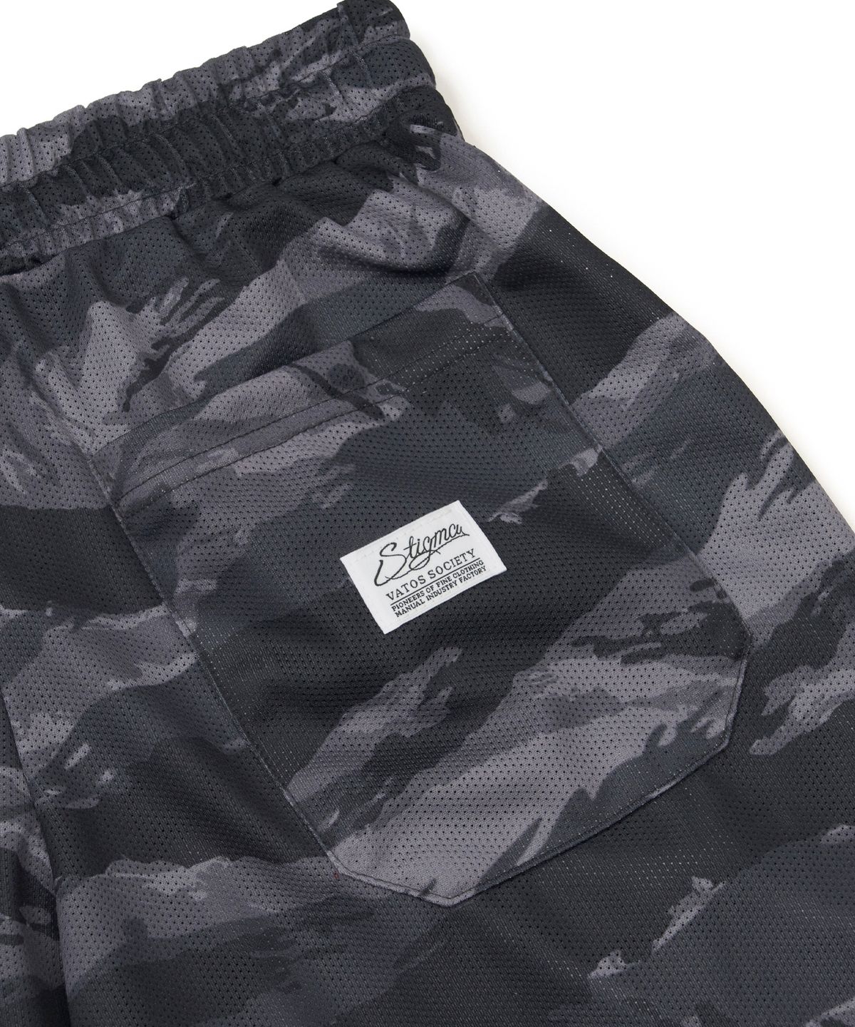 스티그마(STIGMA) Mesh Wide Bermuda Pants Tiger Camouflage