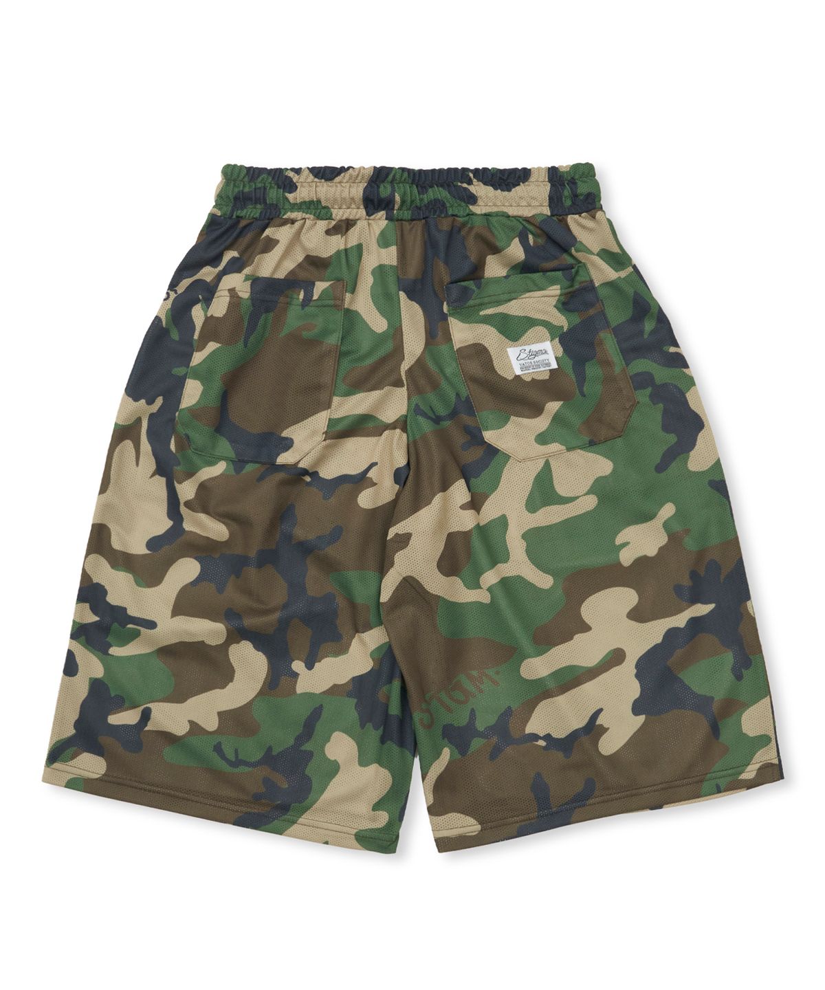 스티그마(STIGMA) Mesh Wide Bermuda Pants Camouflage