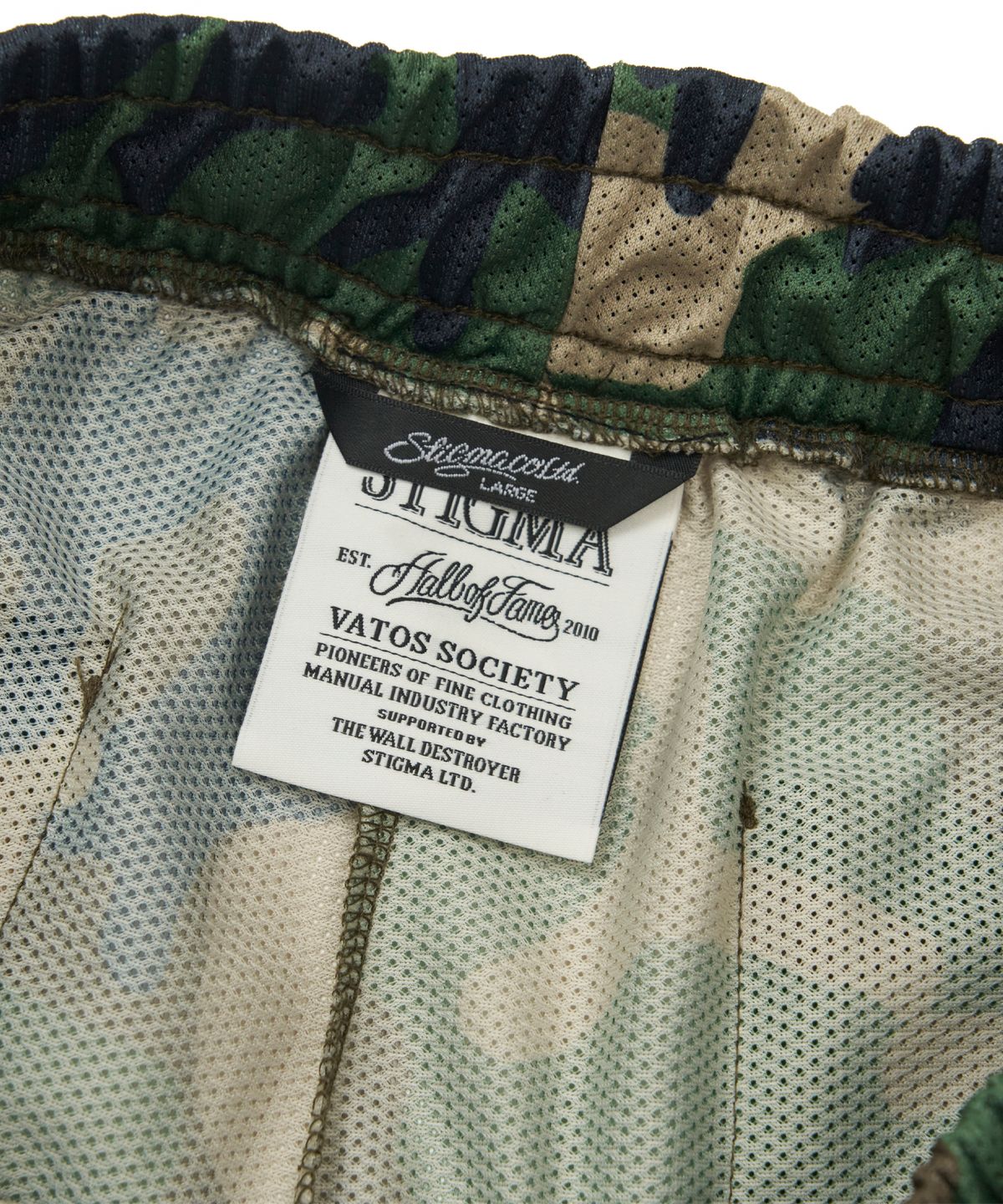 스티그마(STIGMA) Mesh Wide Bermuda Pants Camouflage