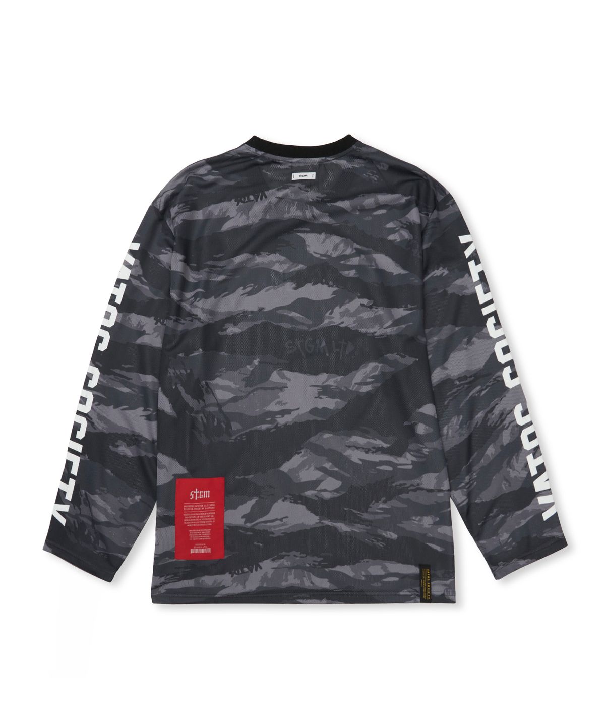 스티그마(STIGMA) Mesh Oversized Long Sleeves Tiger Camouflage