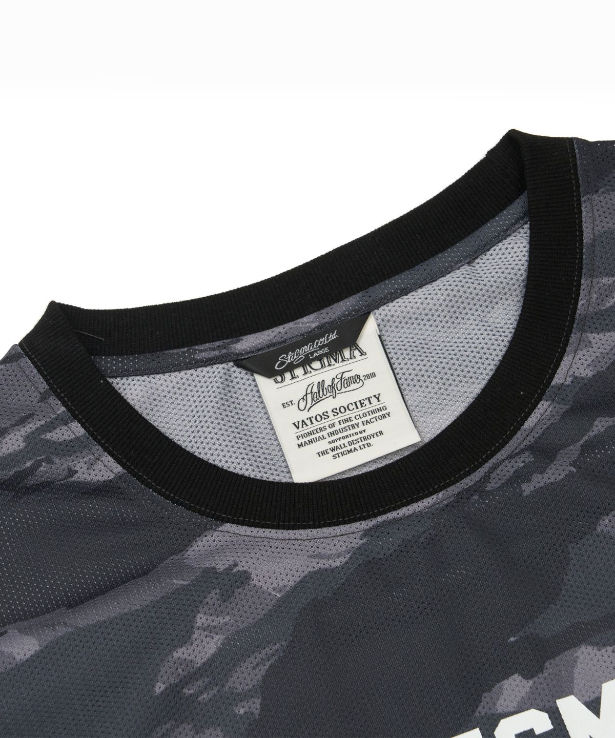 스티그마(STIGMA) Mesh Oversized Long Sleeves Tiger Camouflage