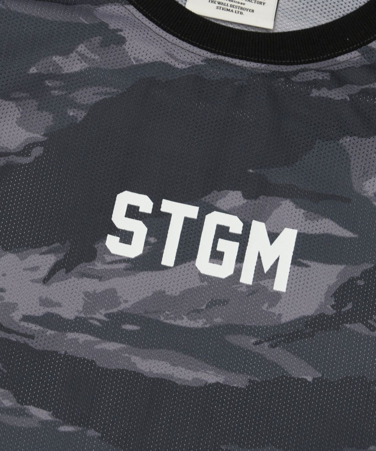 스티그마(STIGMA) Mesh Oversized Long Sleeves Tiger Camouflage